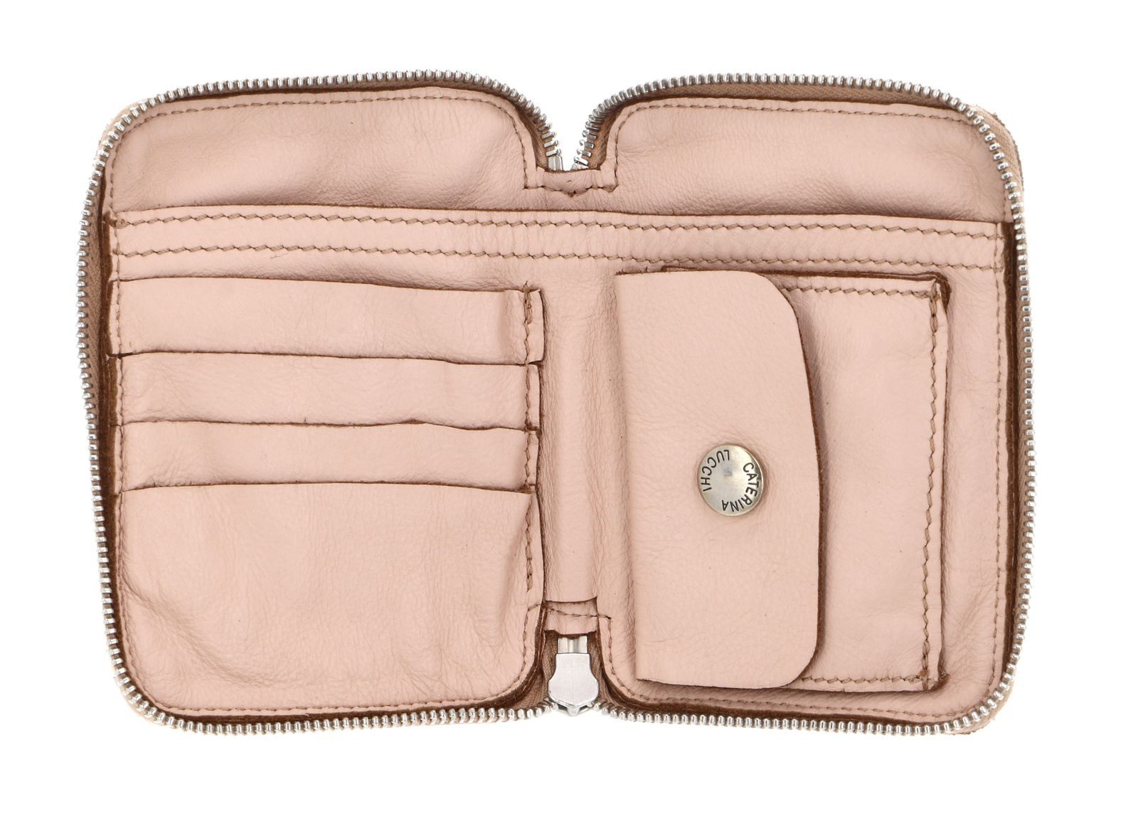 Caterina Lucchi Geldbörse Diva Zip Around Wallet, aus echtem Kalbsleder