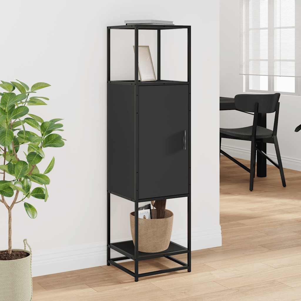 vidaXL Highboard Highboard Schwarz 35,5x35x139 cm günstig online kaufen