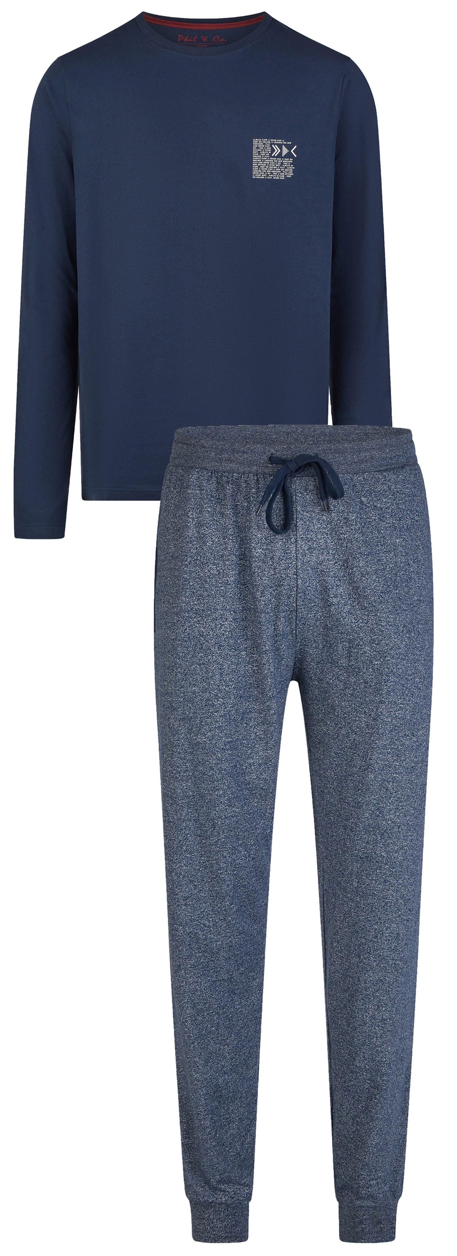 Phil & Co. Schlafanzug Herren Pyjama günstig online kaufen