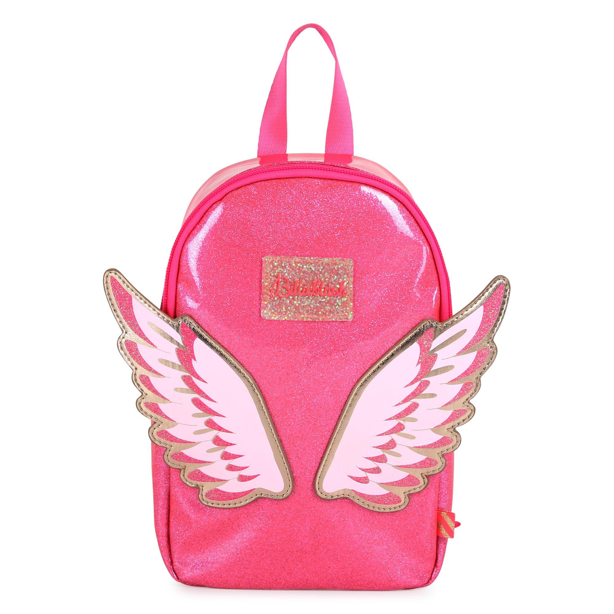 Billieblush Kinderrucksack Billieblush Rucksack pink glitzernd mit Flügelmotiv