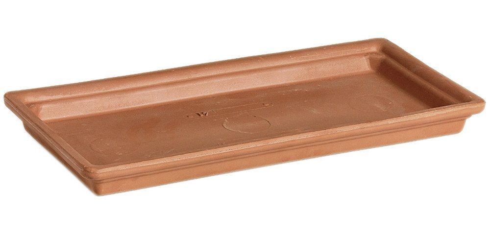 Deroma Blumentopfuntersetzer Deroma Untersetzer Blumenkasten tonrot günstig online kaufen