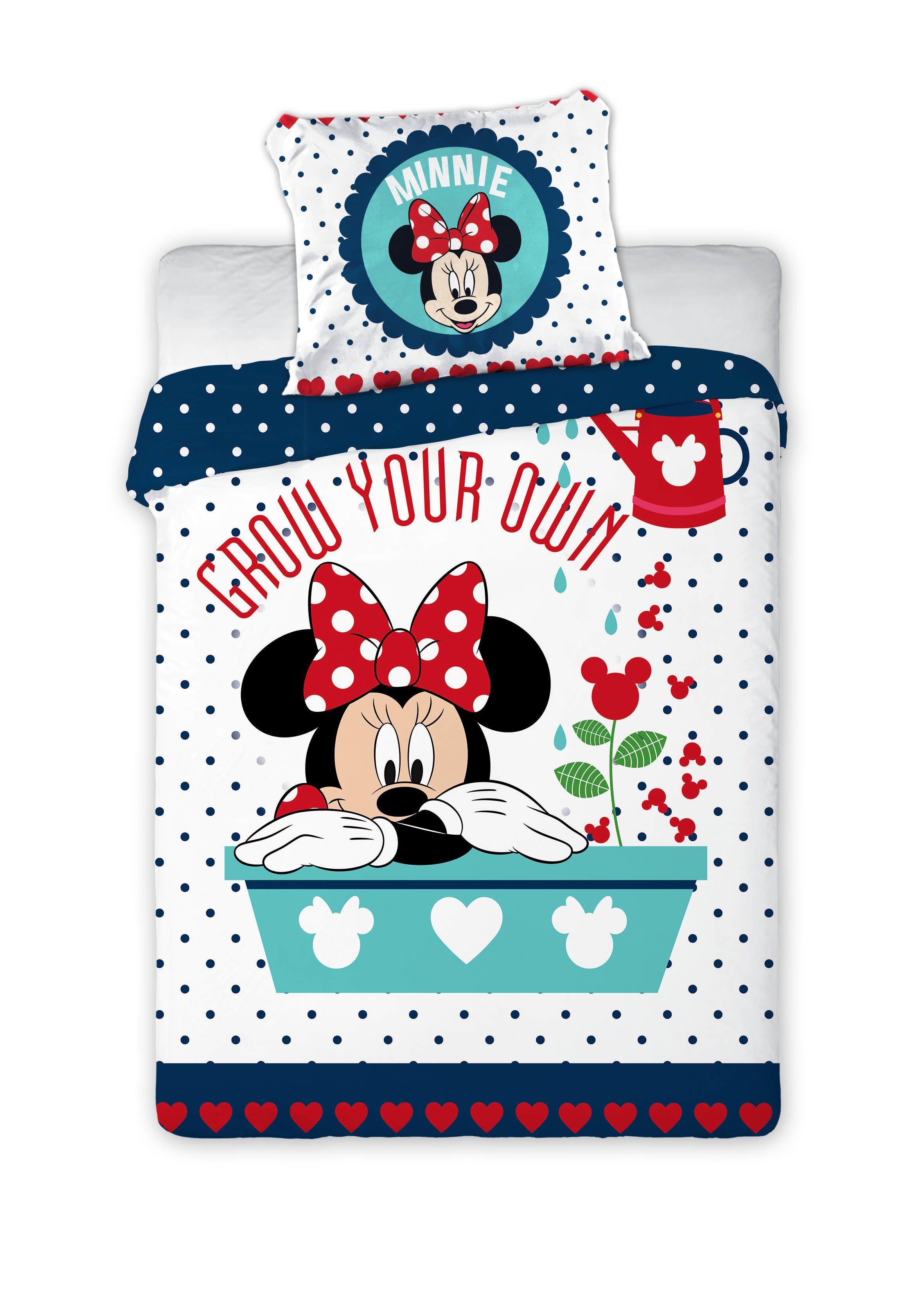 Babybettwäsche Disney Minnie Mouse Babybettwäsche 100x135 cm, Disney