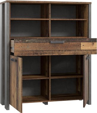 FORTE Highboard, Breite 106 cm