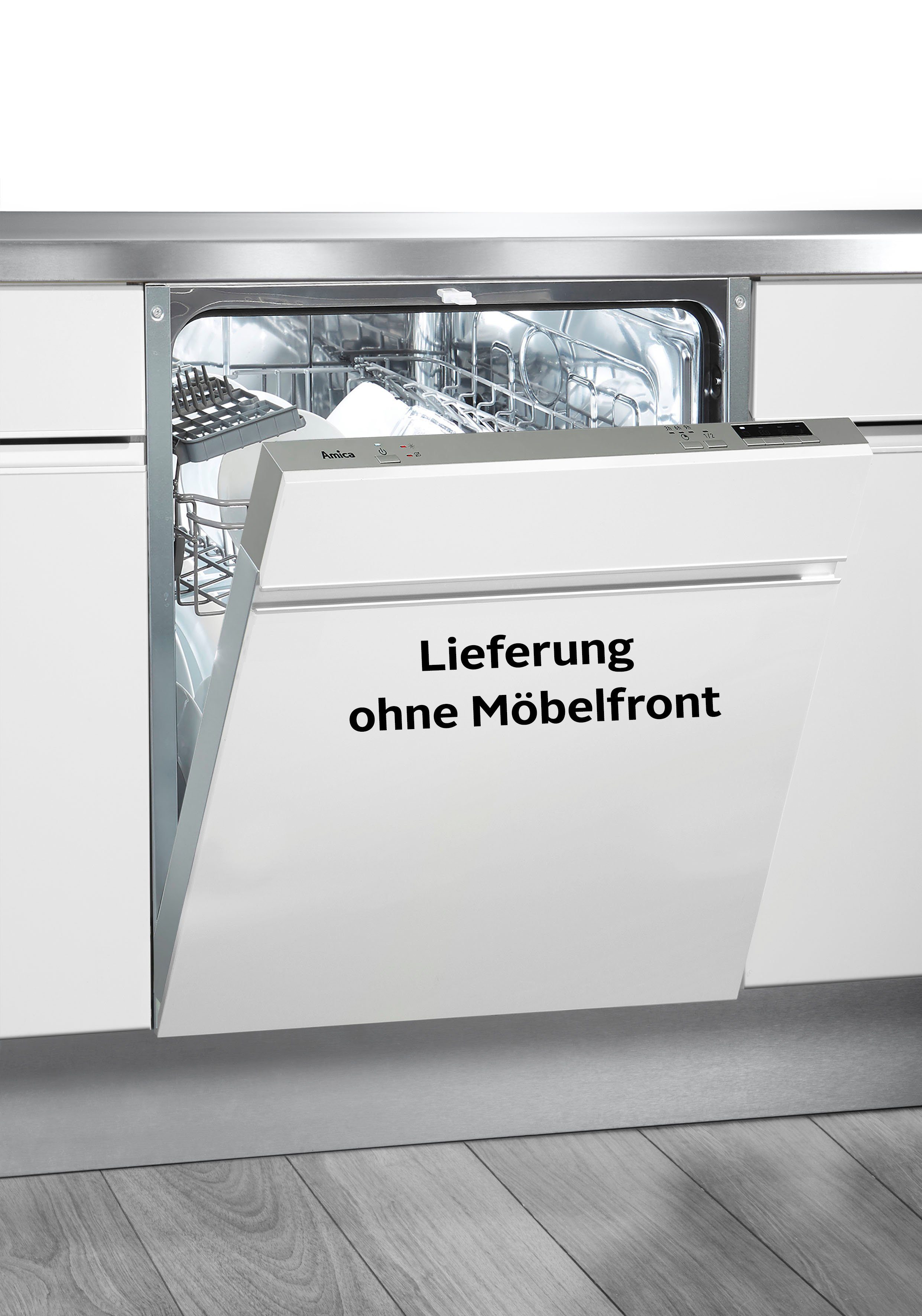 Amica vollintegrierbarer Geschirrspüler EGSPV 593 910-1, 13 Maßgedecke, Mehr Ordnung, weniger Aufwand – sauber, wann es dir passt