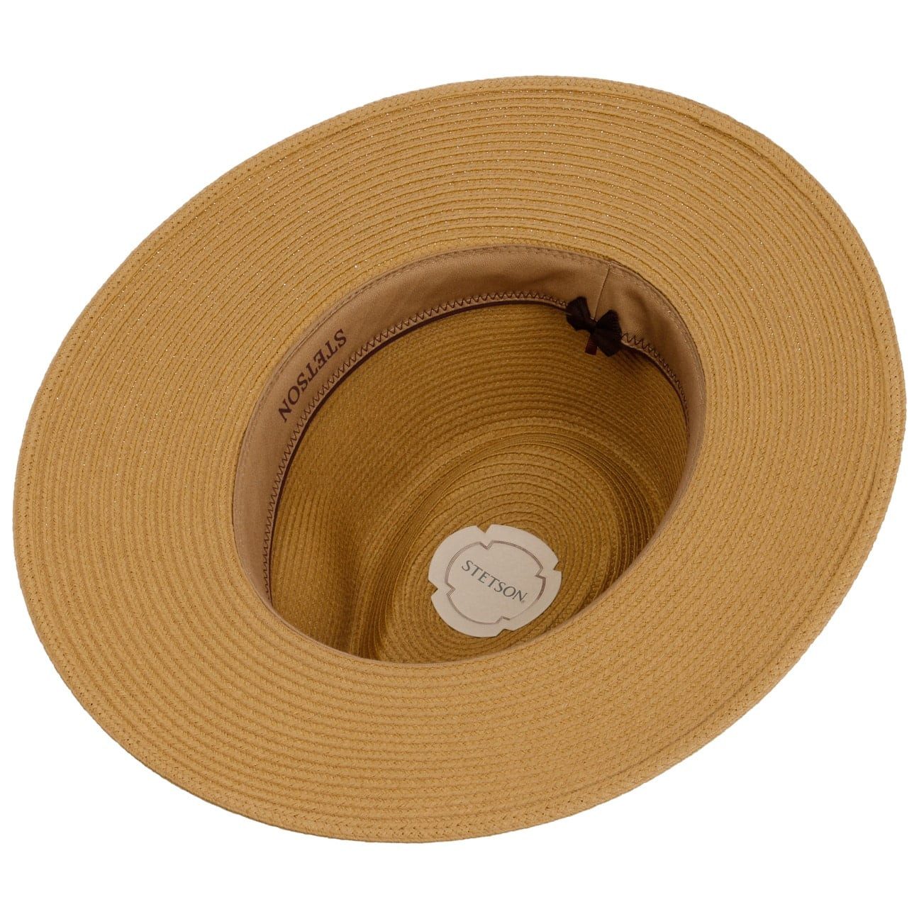 Stetson Sonnenhut (1-St) Strohtraveller mit Lederband