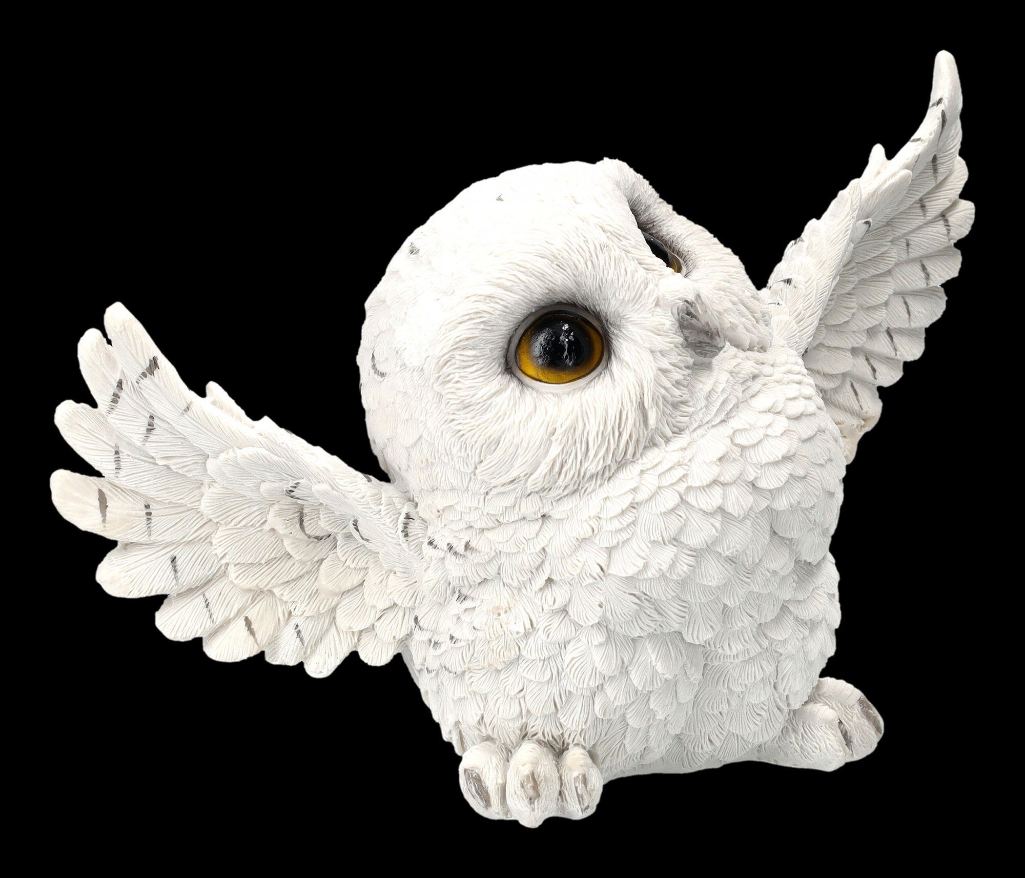 Figuren Shop GmbH Tierfigur Eulenfigur - Snowy Delight - Tierfigur Dekofigu günstig online kaufen