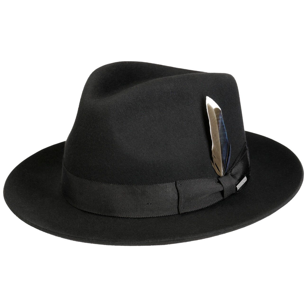 Stetson Filzhut (1-St) Wollfilzhut mit Ripsband
