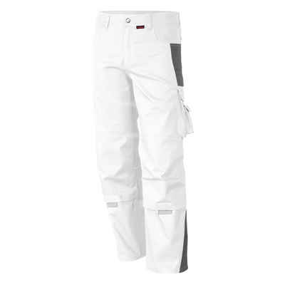 QUALITEX HIGH QUALITY WORKWEAR Arbeitsbundhose strapazierfähige PROfessionals Arbeitshose aus faserverstätktem Gewebe (1-tlg) MG 245 g Schutzhose - 11 Taschen - pflegeleichte Bundhose - Waschbar