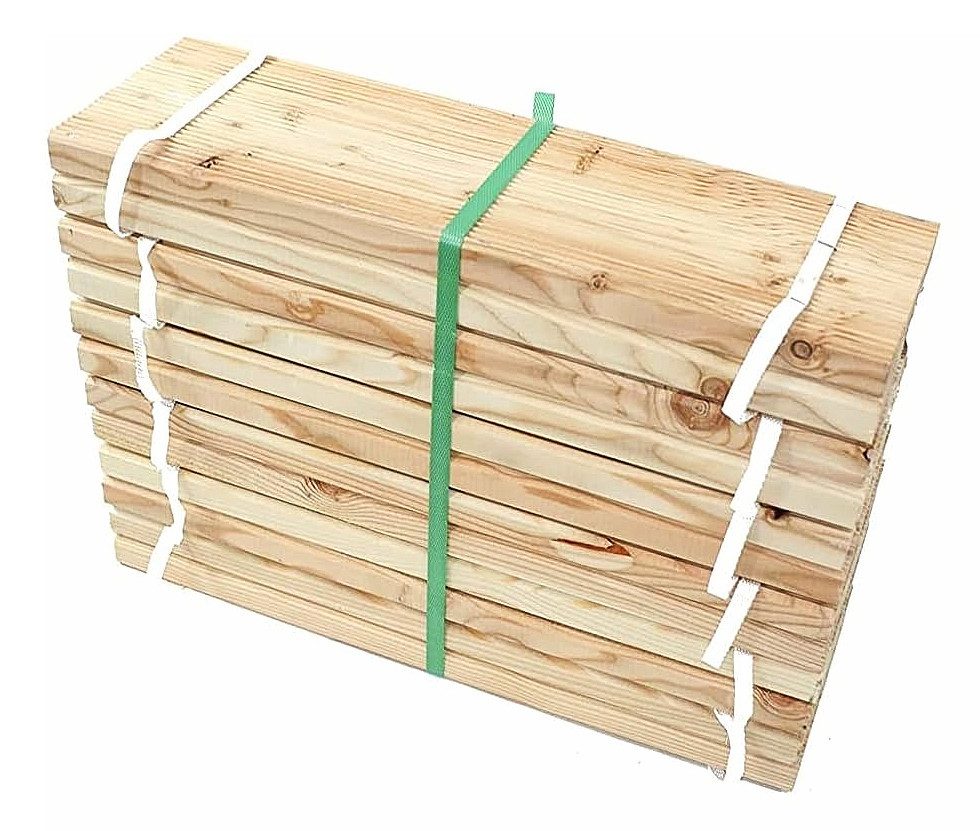 Gartenwelt Riegelsberger Holzfliesen Rollweg aus Lärche günstig online kaufen