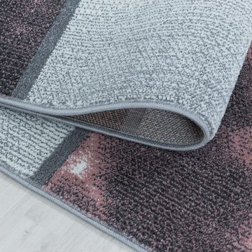 Teppich Kariert Design, Teppium, Rechteckig, Höhe: 8 mm, Modern Kurzflor Teppich Wohnzimmer Kariert Design verschidene größen