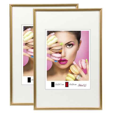 IDEAL TREND Bilderrahmen 2er 3er 5er Pack Photo Style Set Bilderrahmen Wanddeko Collage Poster