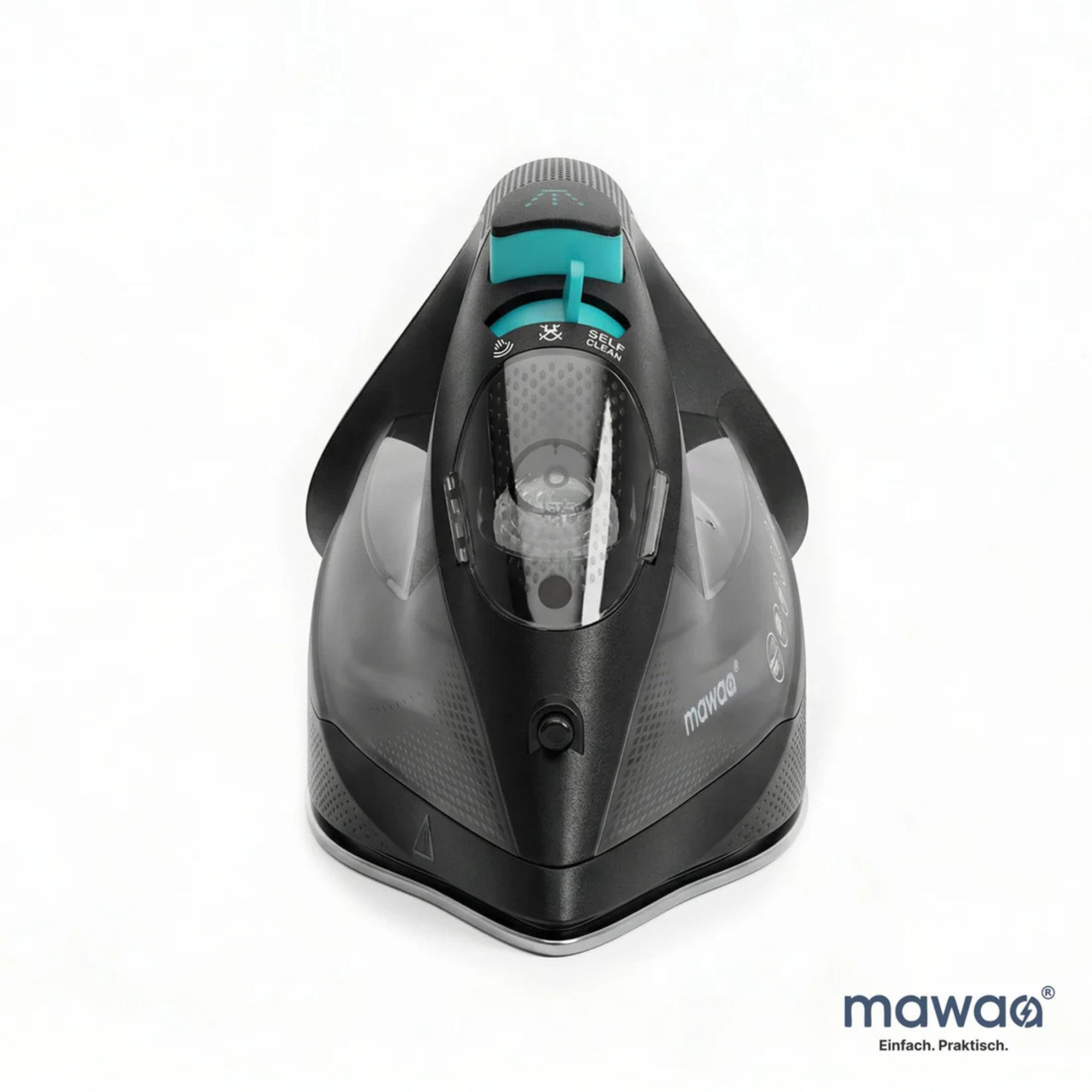 LEFEX Dampfbügeleisen LEFEX Dampfbügeleisen mawaa® SteamPro MI2-2430-BK, 2400W 350ml, 2400 W, Anti-Kalk-System, Tropfstopp-System, Selbstreinigung, Vertikaldampf