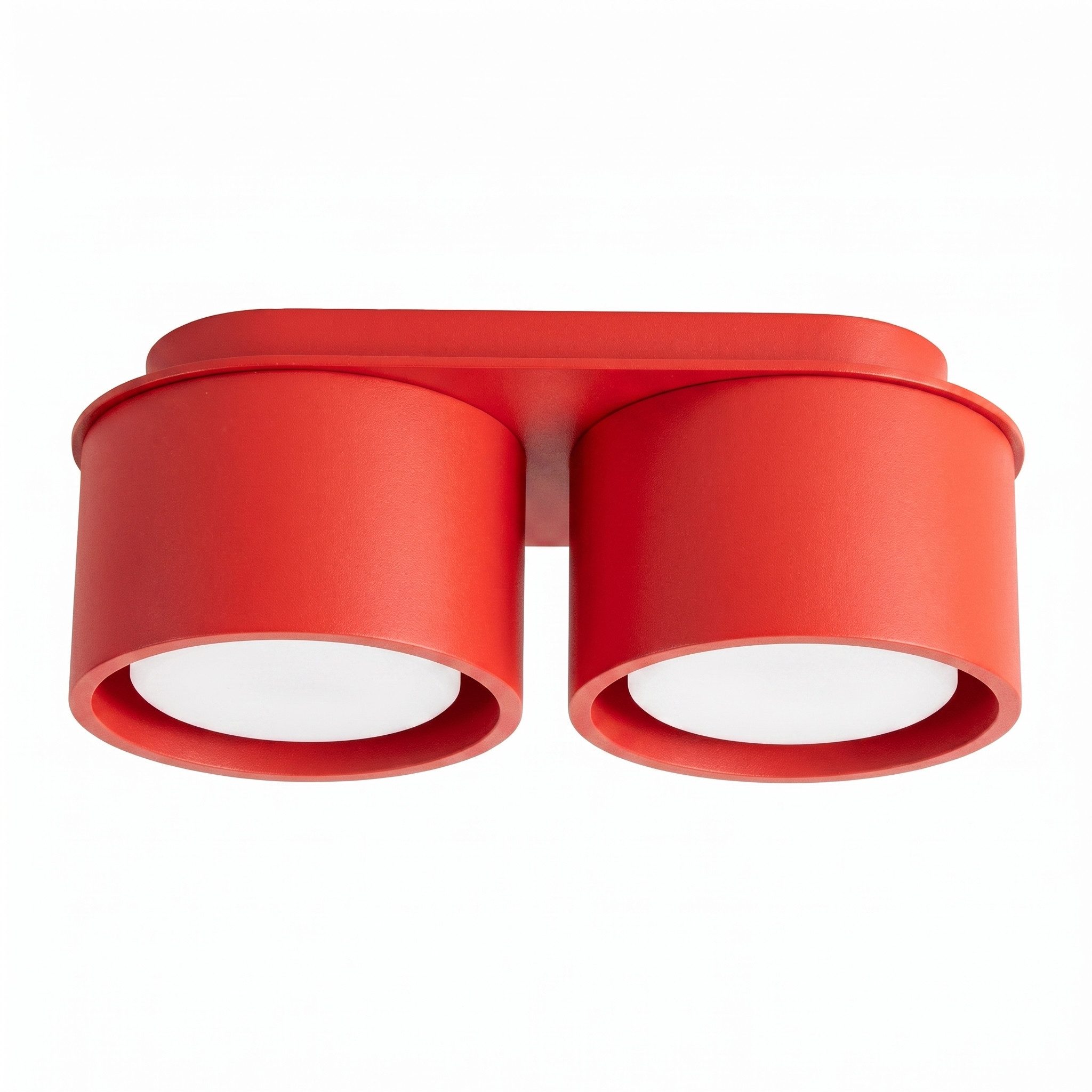 SOLLUX lighting Deckenleuchte Plafond MODO 2 rot Gx53, Nicht enthalten
