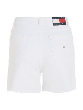 Tommy Jeans Shorts MOM UH SHORT BH6192 mit ausgefranstem Saum