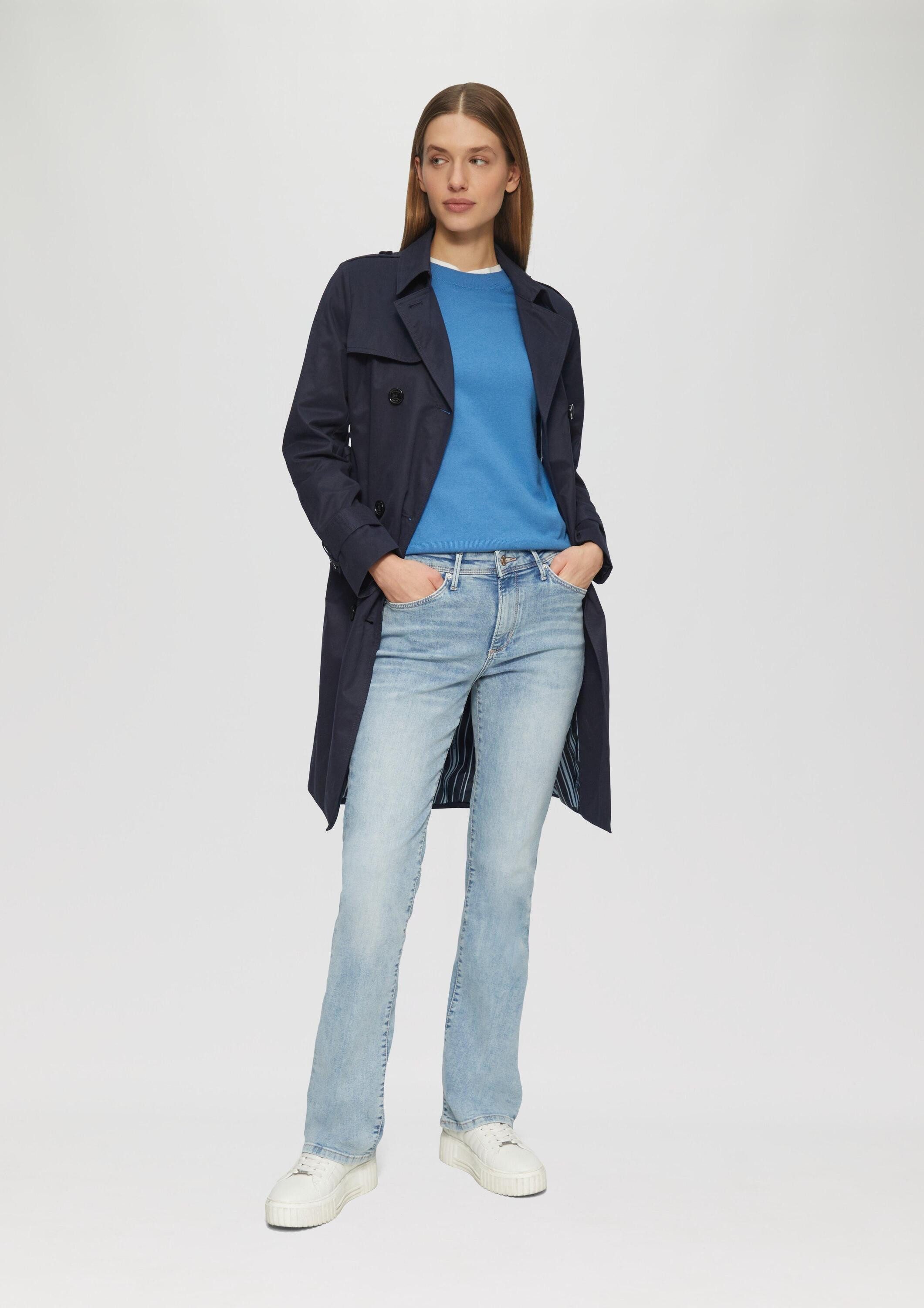 s.Oliver Longpullover Strickpullover Strickpullover aus Viskosemix