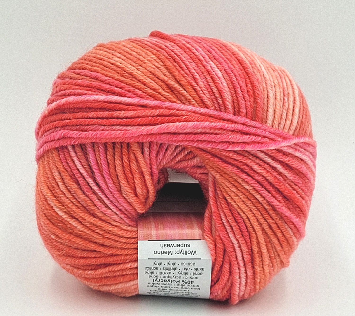 Online Garne Linie 110 Timona Design Color, Merinowolle mit Farbverlauf Häkelwolle, 120 m (Handstrickgarn, Wolle zum stricken und häkeln), 60% Schurwolle, 40% Polyacryl