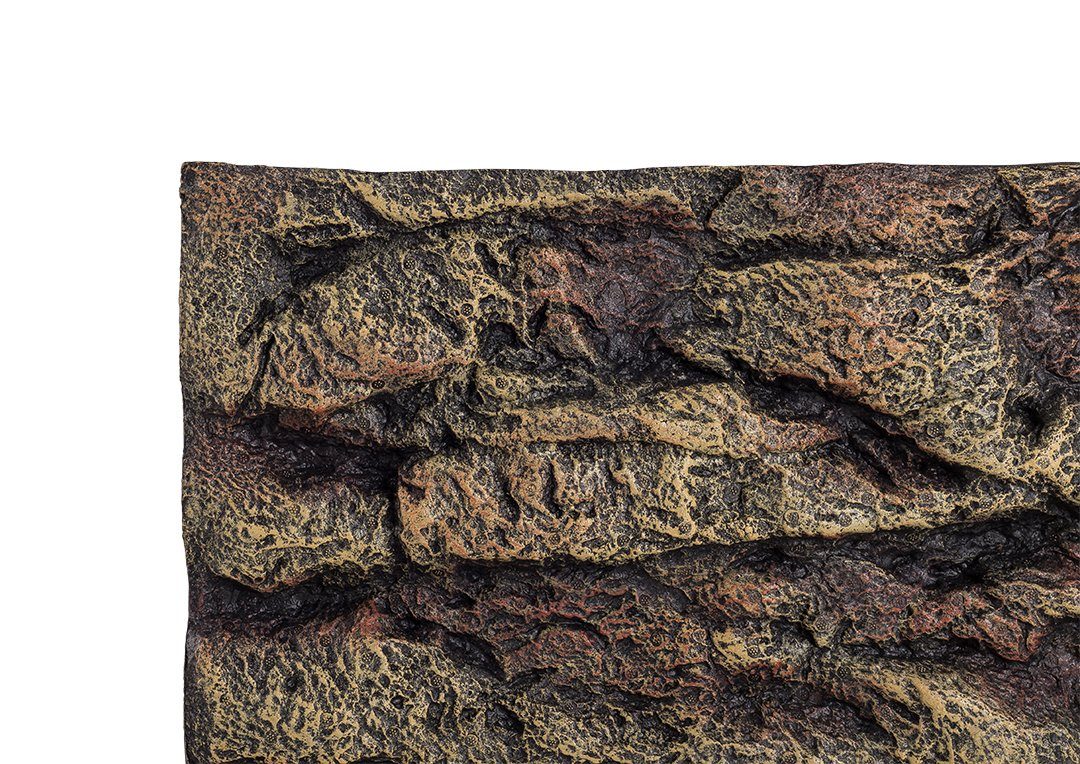 ReptiZoo Terrariendeko Terrarienrückwand in Steinoptik aus Schaum ca. 58x28cm (FB20)