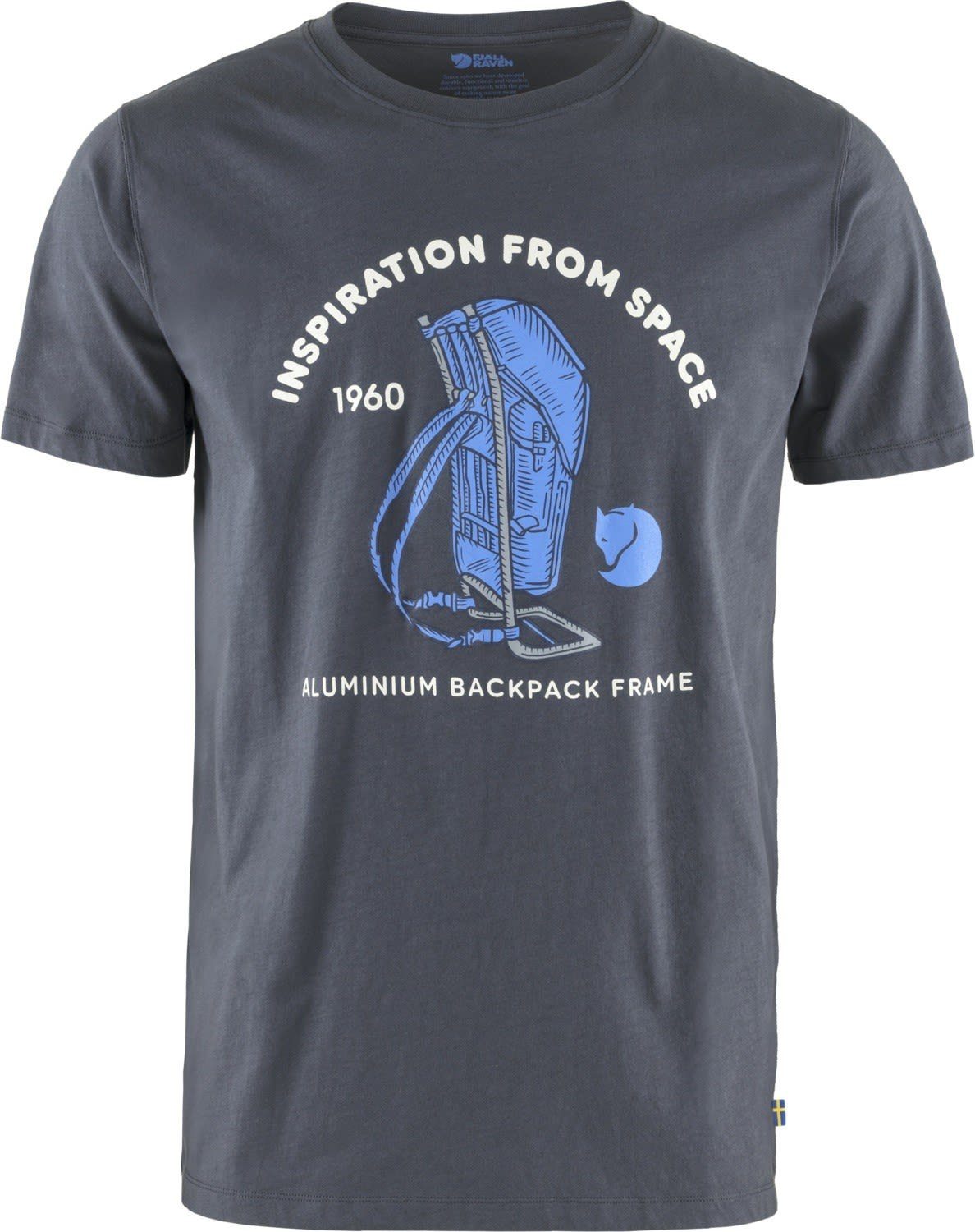 Fjällräven T-Shirt Fjällräven M Space T-shirt Print Herren Navy