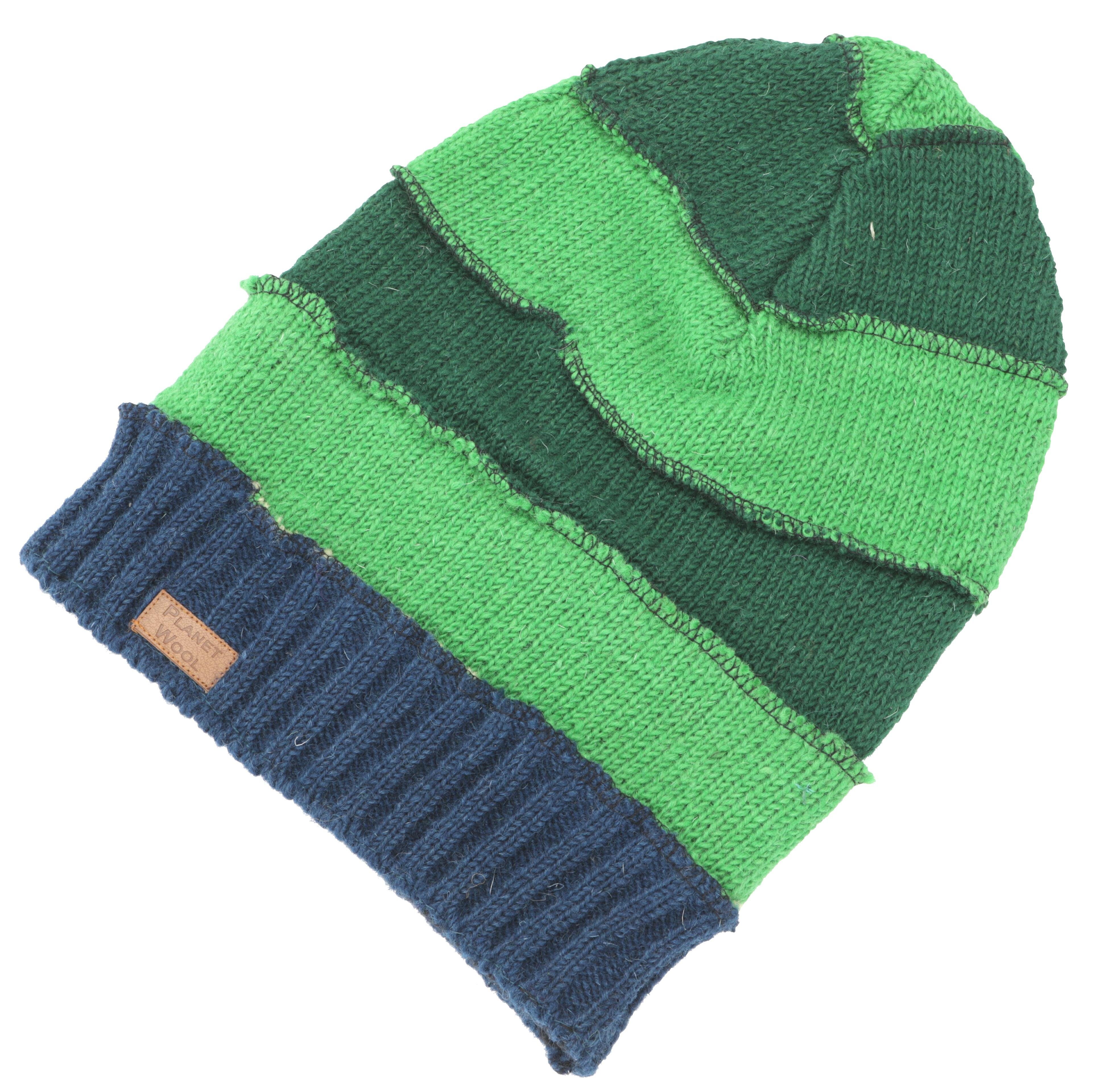Guru-Shop Strickmütze Wollmütze, Nepalmütze, Patchwork Beanie günstig online kaufen