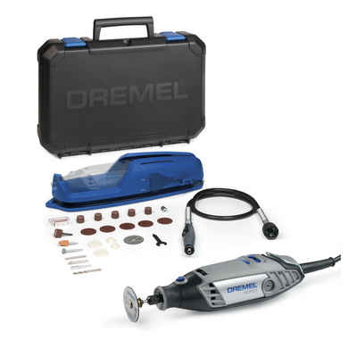 DREMEL Multitool, 3000-2/25 Multifunktionswerkzeug (130 W), 25 Zubehöre, 2 Vorsatzgerät