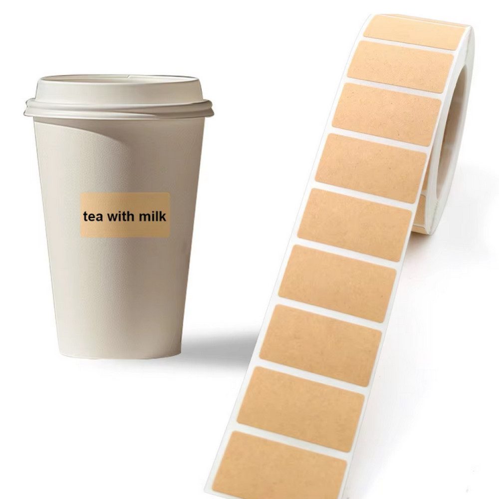 Ware aus aller Welt Aufkleber 320 Kraftpapier Sticker 3,0 x 1,5 cm Selbstklebende Etiketten, (320tlg)