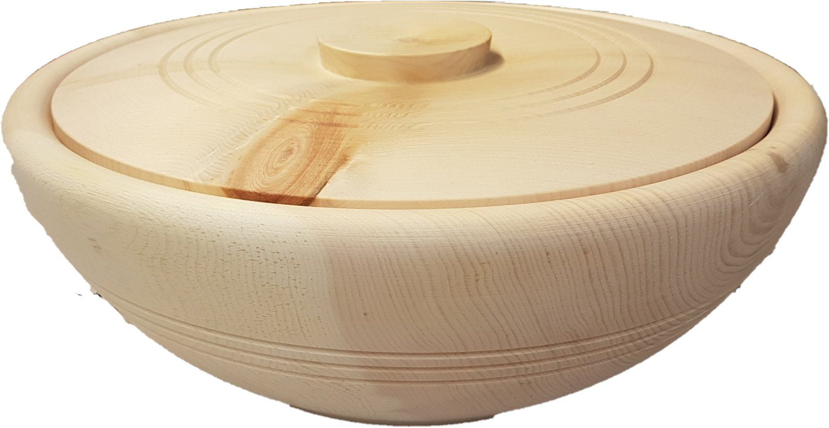 Pezzo D'oro Brotkasten »Zirbenbrotdose handgedrechselt in Österreich, hält Brot lange frisch, nachhaltig gefertigt in kleiner Manufaktur«, Zirbenholz, (2-tlg)