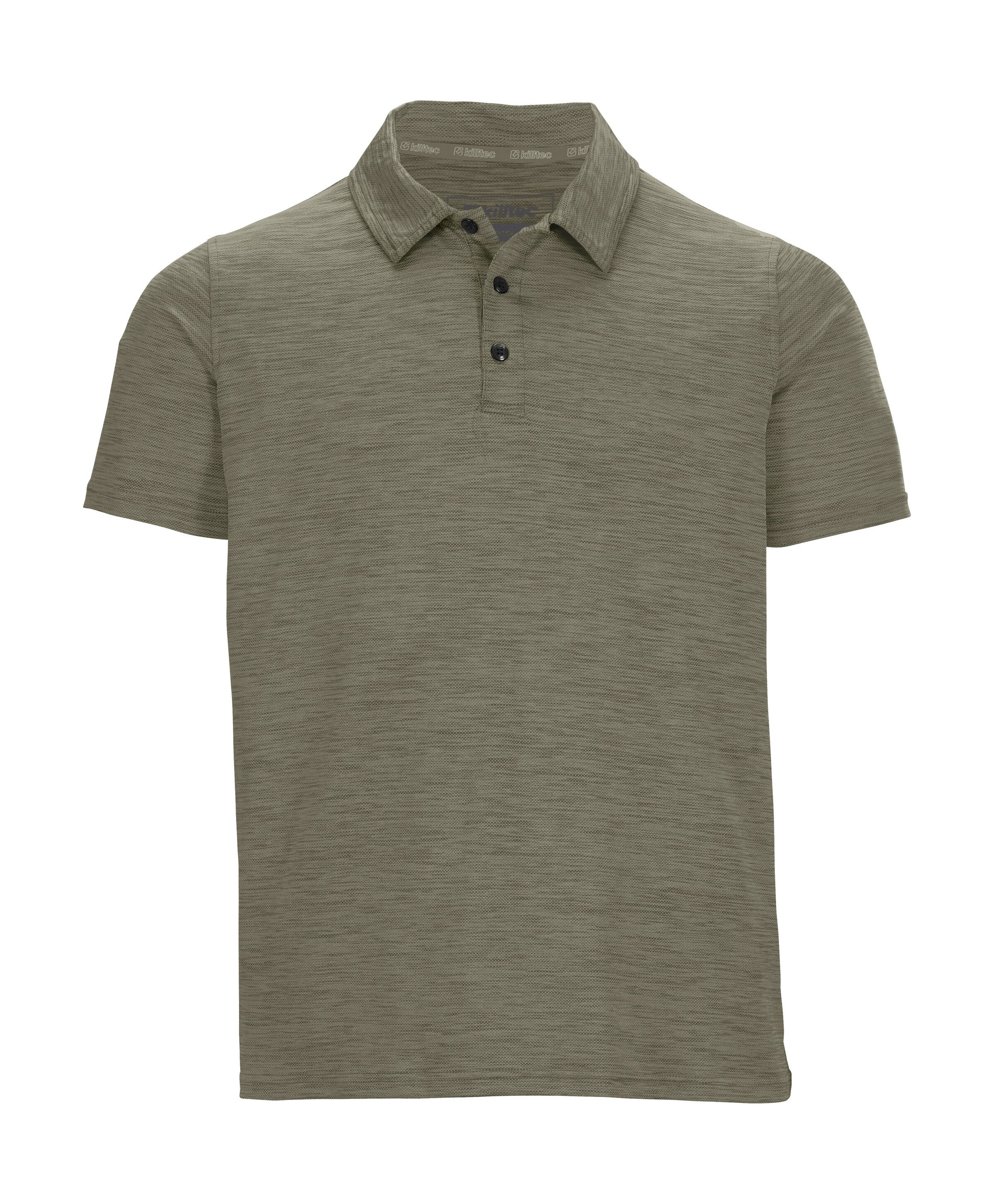 Killtec Poloshirt MN PL SHRT Feuchtigkeitstransportierendes, schnelltrocknendes Melange-Poloshirt