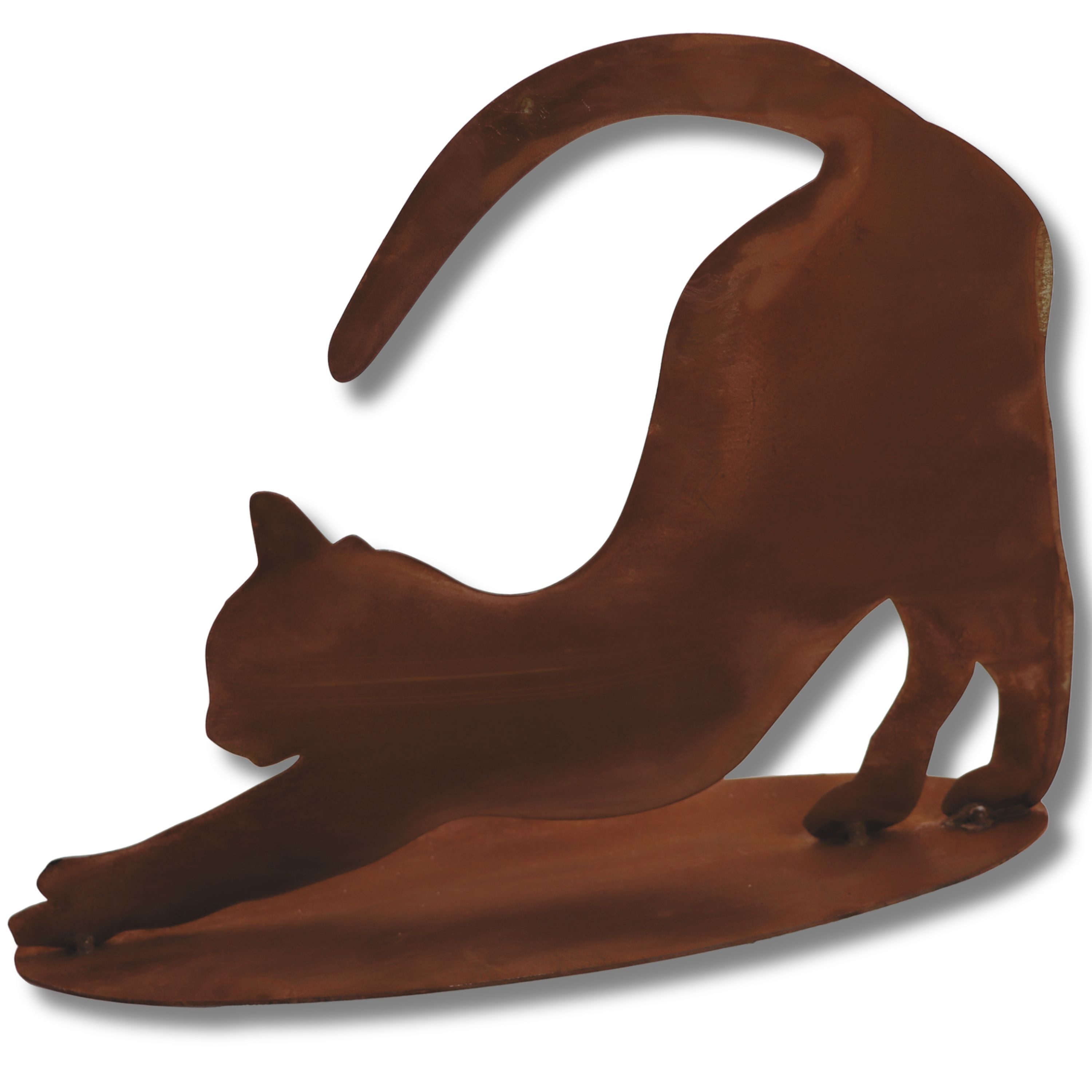 Rostikal Gartenfigur Katze Deko Rost Garten günstig online kaufen