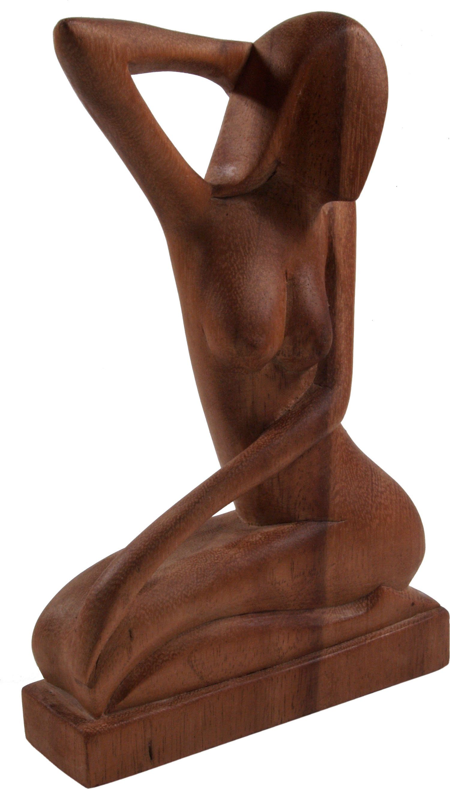 Guru-Shop Dekoobjekt Holzfigur, Statue, Deko Objekt Feng Shui -.. 30 cm / dunkel-`Erotica`