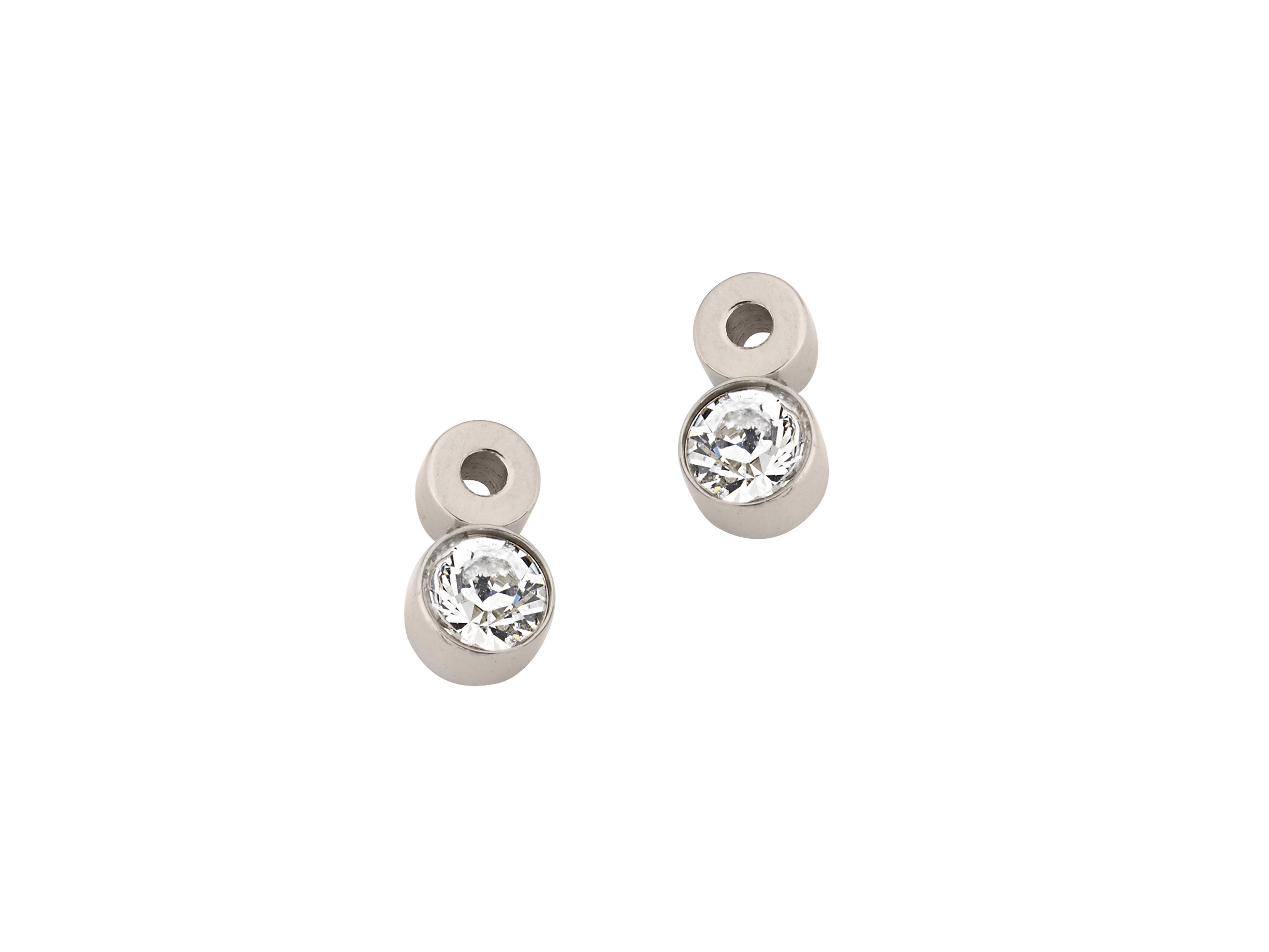 Paar Ohrstecker Schmuck Geschenk Titan Ohrschmuck Ohrringe Kristall