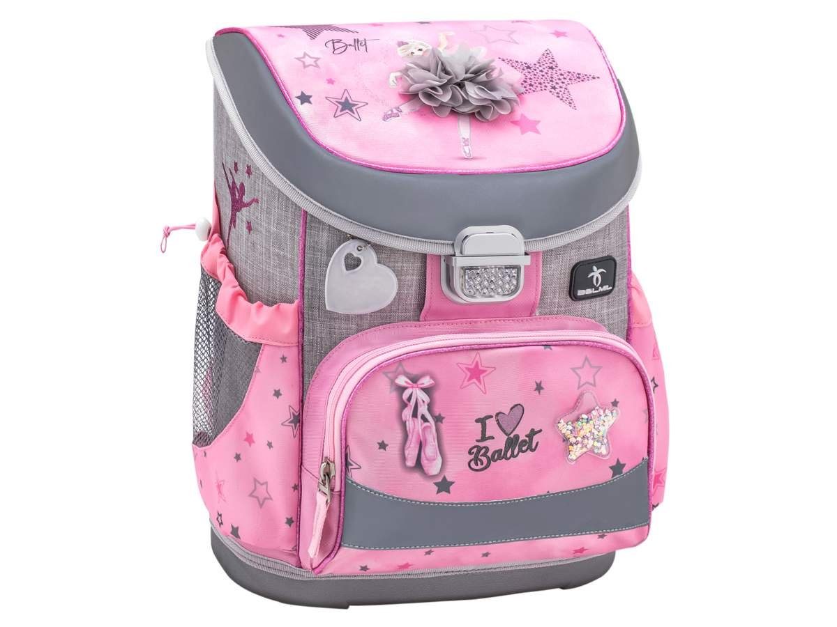 Belmil Schulranzen "Mini-Fit" 2025 für kleine Kinder 1. Klasse (Set, 4-tlg), Ballerina Ballet, Grundschule, Einschulung, für Mädchen