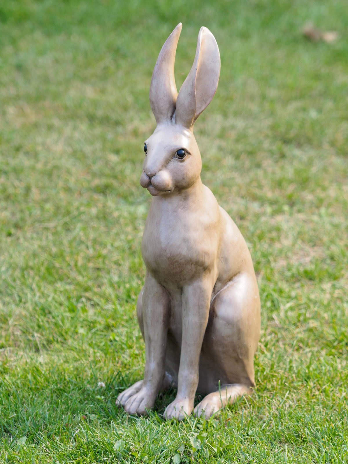 Aubaho Gartenfigur XL Hase Haus Tierwelt Garten Deko Osterhase Figur Kaninchen