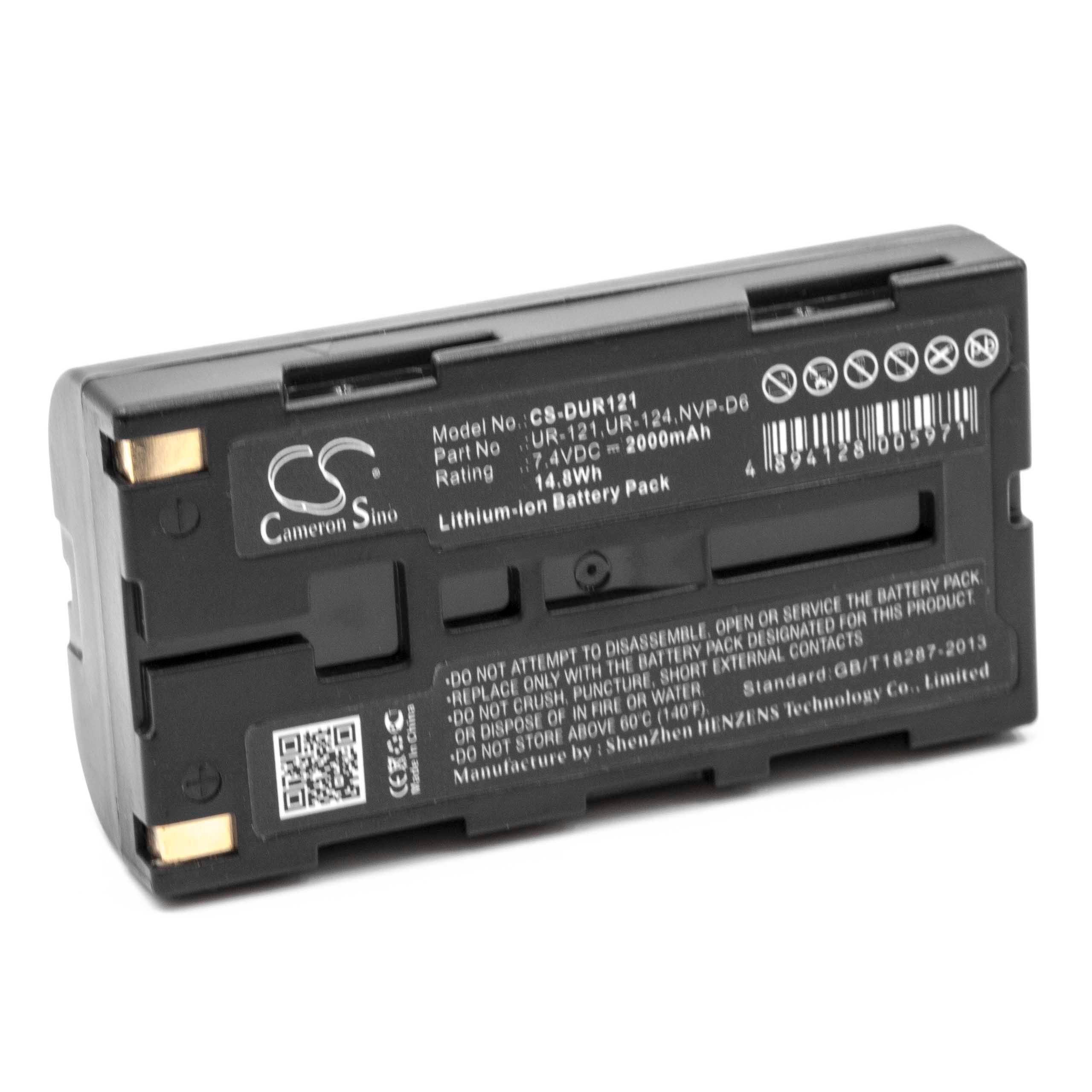 vhbw kompatibel mit Sanyo iDshot IDC-1000Z, IDC-1000ZU, IDC-1000 Kamera-Akku Li-Ion 2000 mAh (7,4 V)