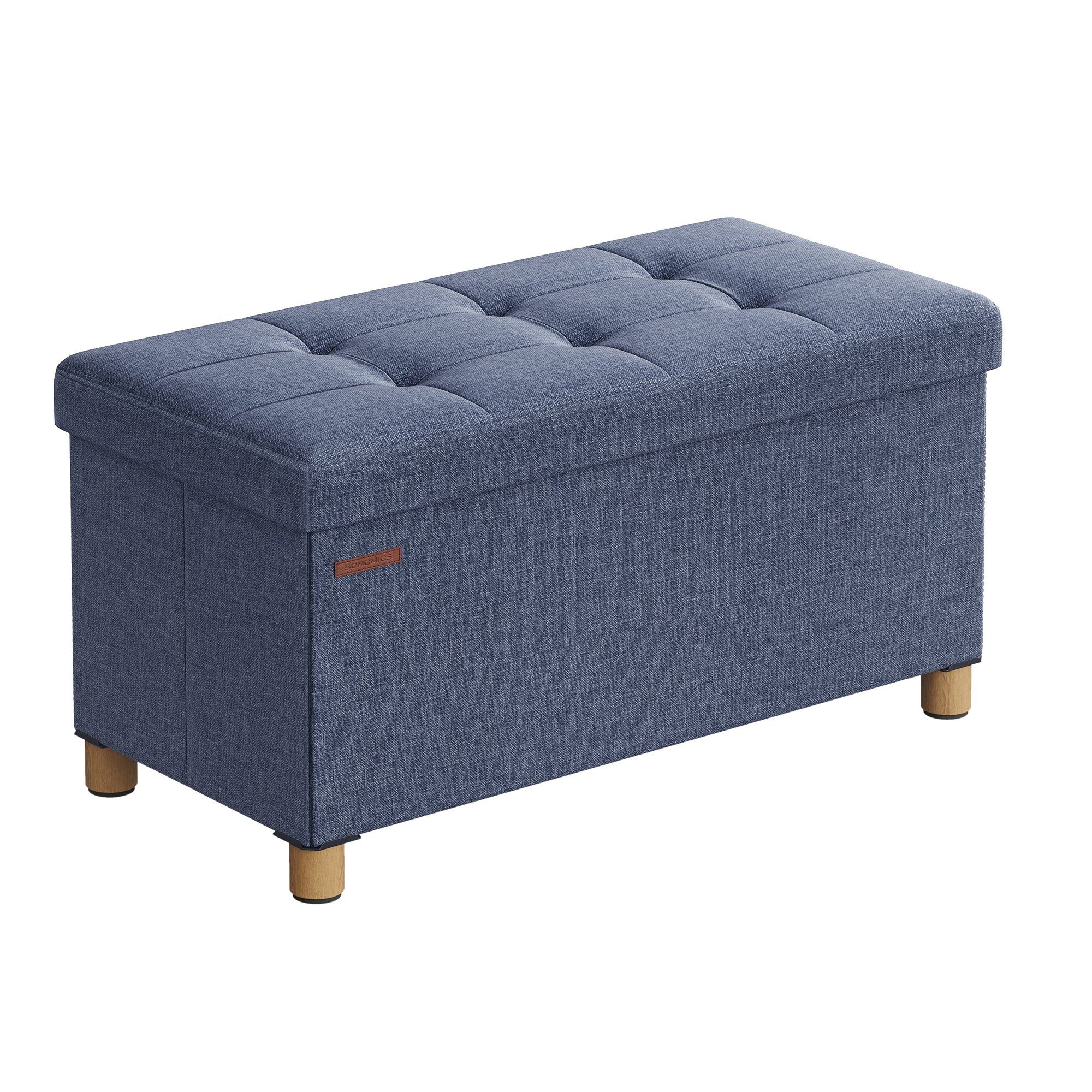SONGMICS Sitzbank sitzhocker, 76/110cm mit Stauraum, günstig online kaufen