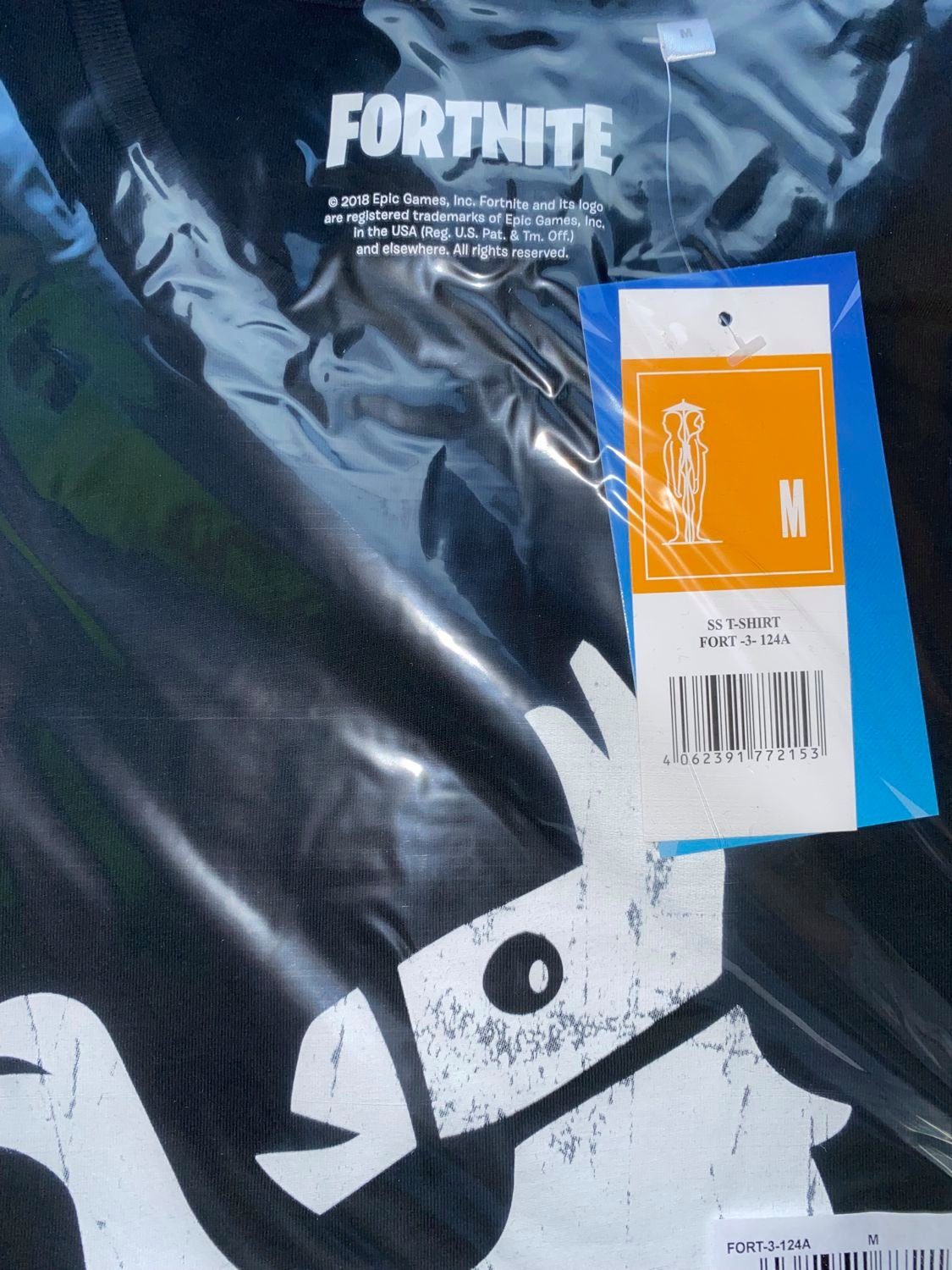 T-Shirt Fortnite T-Shirt mit Vintage-Druck schwarz - weiß Erwachsene + Jugendliche Gr. M L XL Epic Games