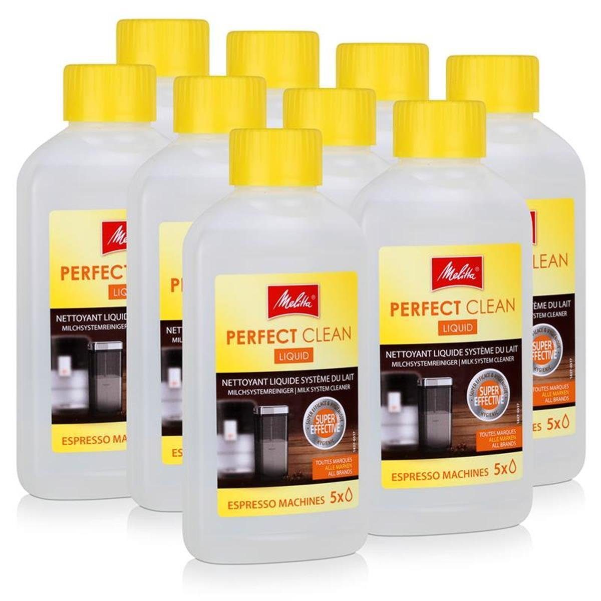 9x Melitta 202034 Perfect Clean Espresso Machines Milchsystem Reiniger Milchsystem-Reiniger