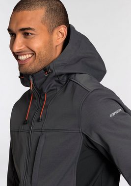 Icepeak Softshelljacke ICEPEAK BAZINE mit dezenten Logoschriftzügen