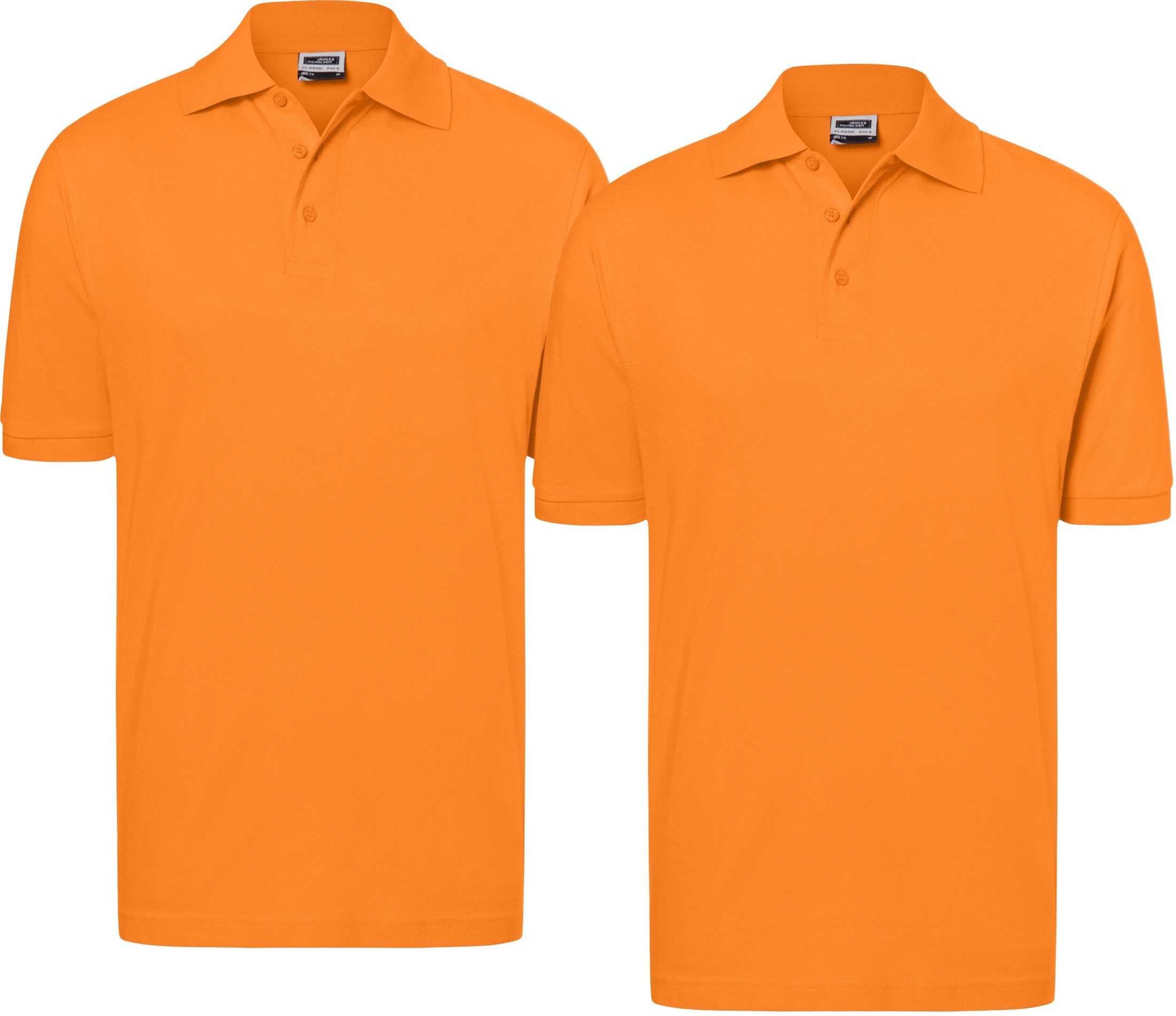 James & Nicholson Poloshirt Doppelpack Feines Herren Piqué-Polohemd mit ges günstig online kaufen