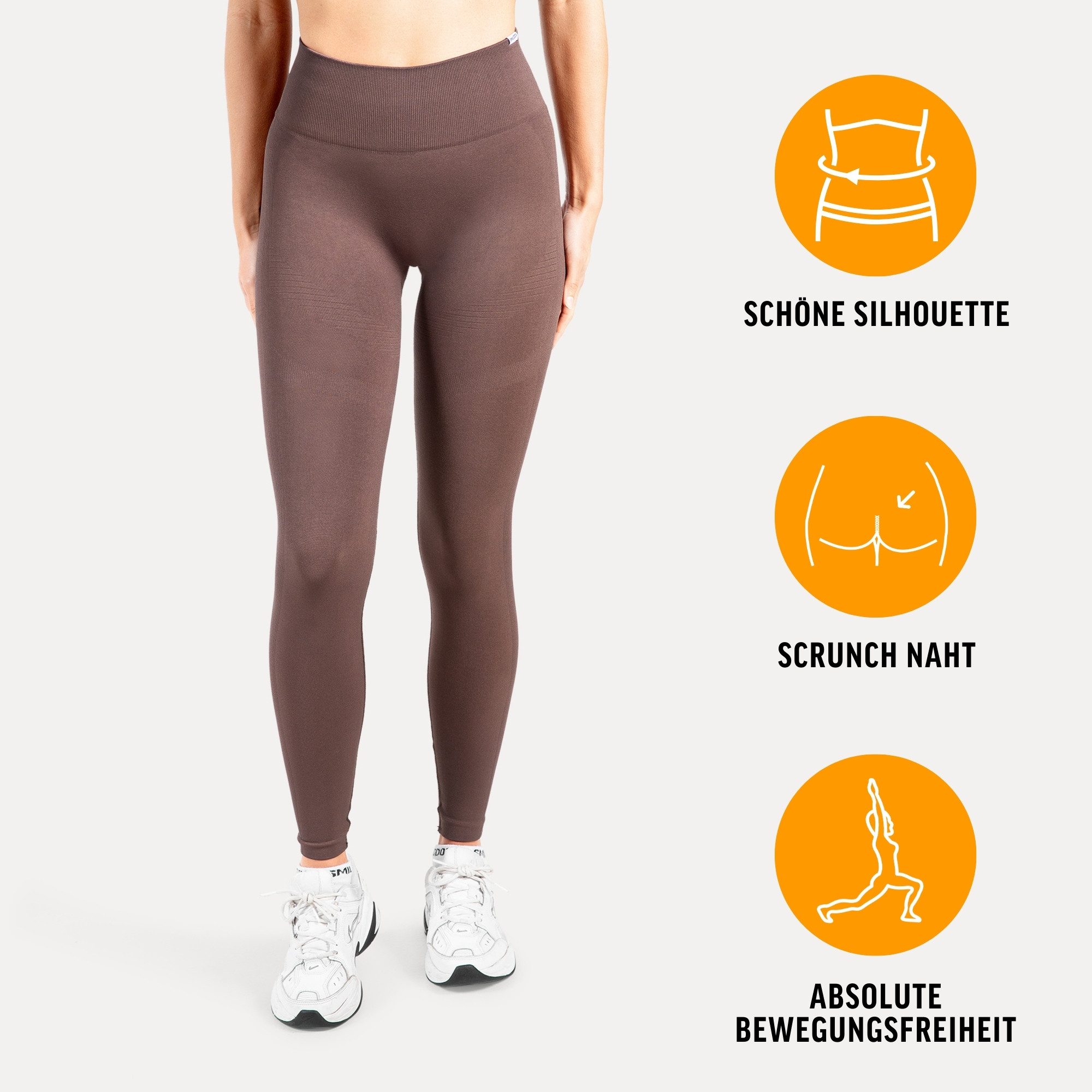 Leggings Lesedi, Seamless Scrunch Sporthose, Training & Alltag