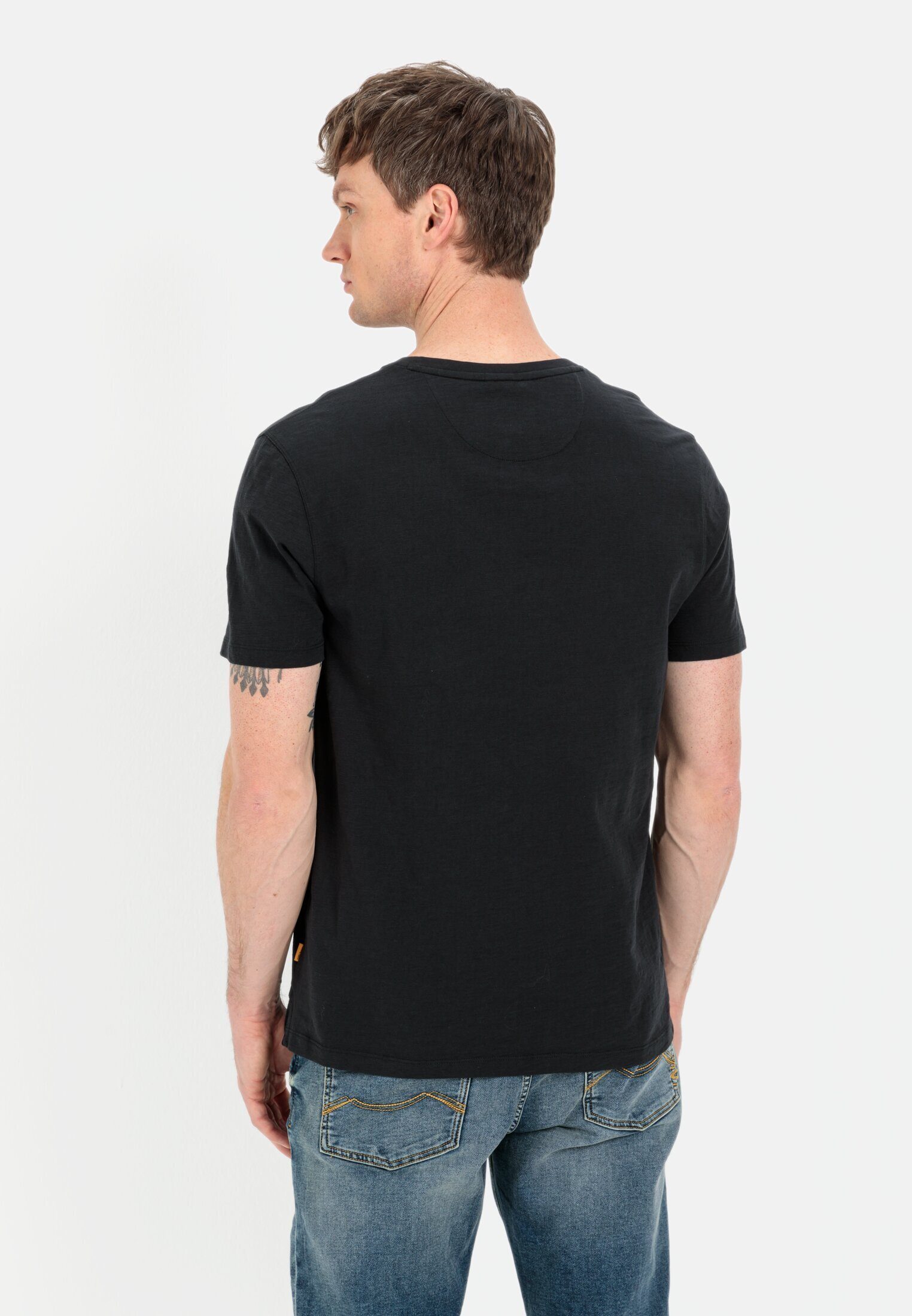 camel active Henleyshirt aus reiner Baumwolle günstig online kaufen