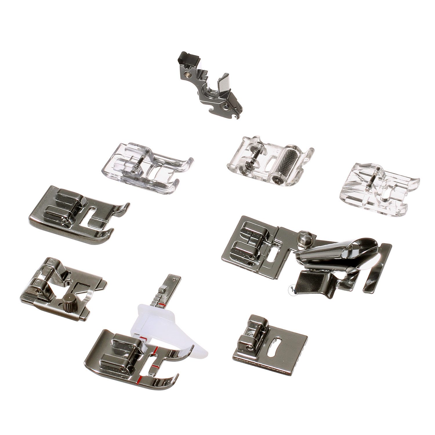 Bernette Nähmaschine Nähfuß-Set Decoration 8-teilig