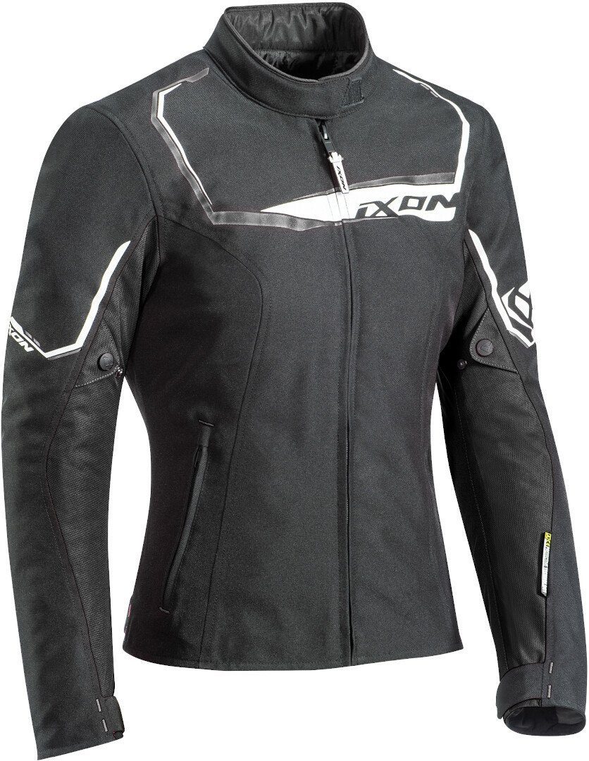 Ixon Motorradjacke Challenge Damen Motorrad Textiljacke Black/White | Jacken