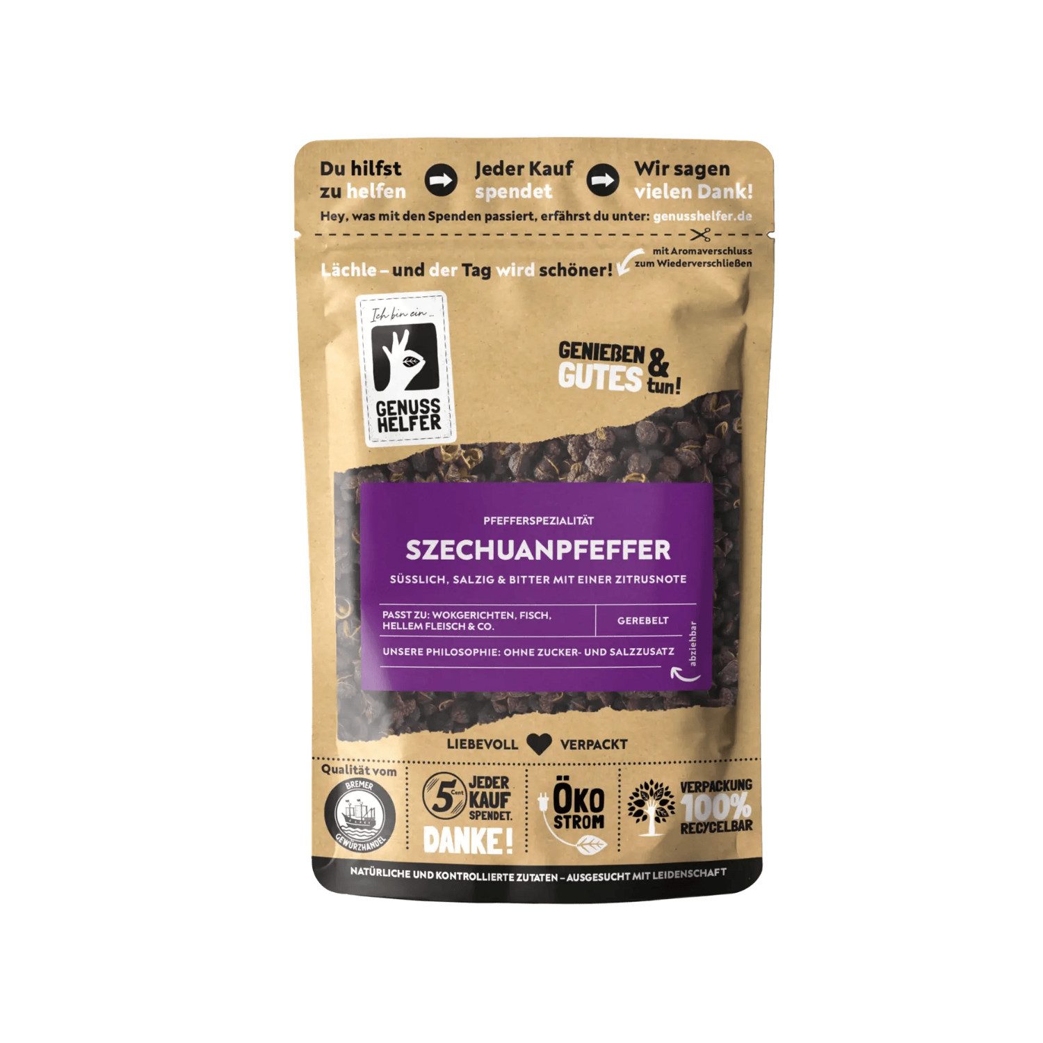 Bremer Gewürzhandel Gewürz Szechuanpfeffer, ganz, 50 g