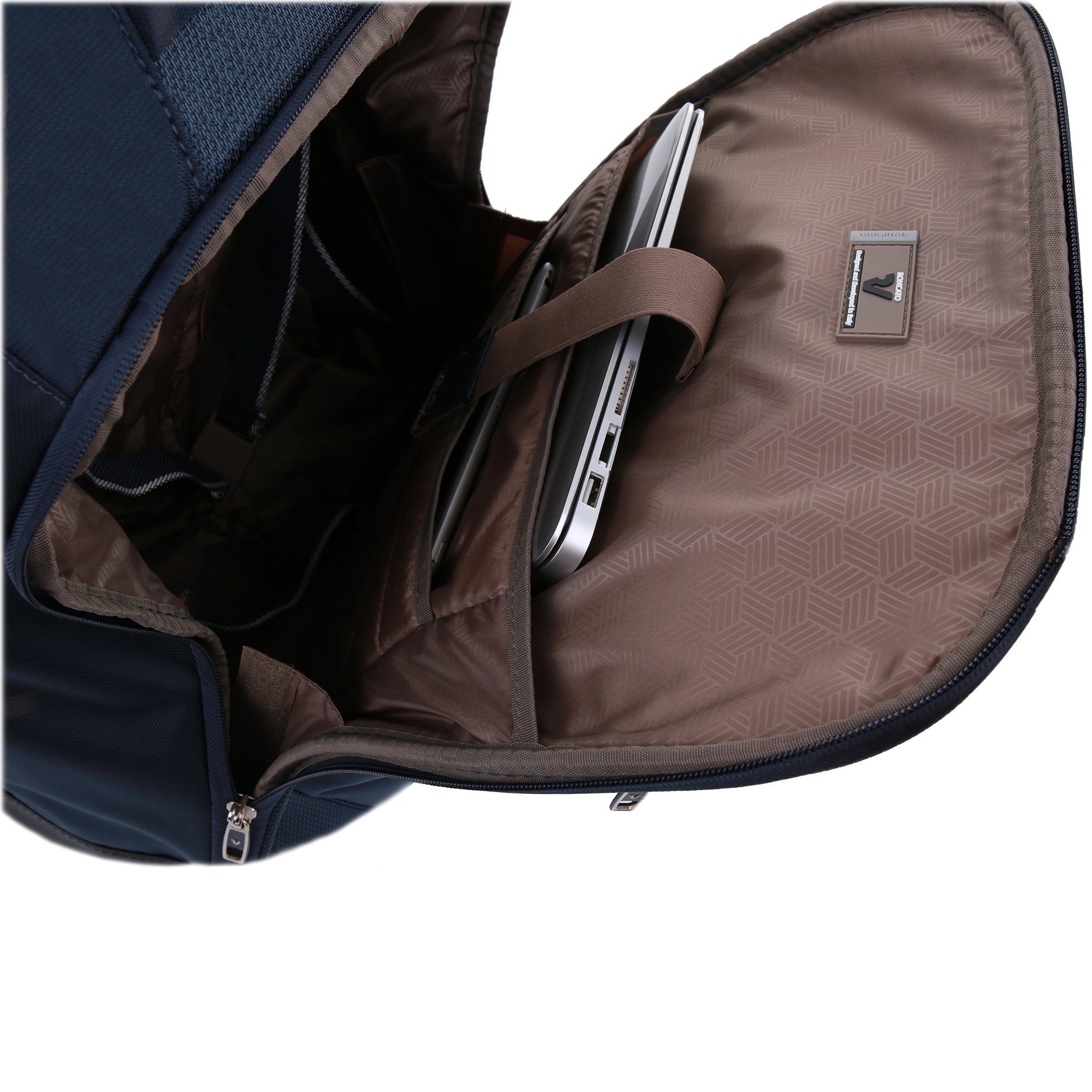 RONCATO Laptoprucksack Joy, mit Trolley-Funktion blau