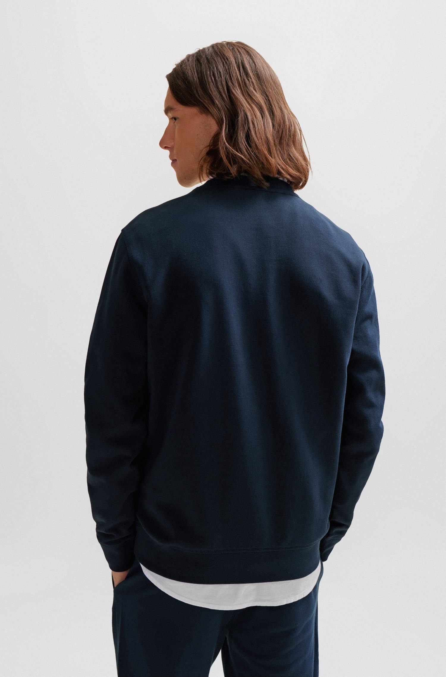 BOSS ORANGE Sweatshirt Westart mit BOSS Logopatch