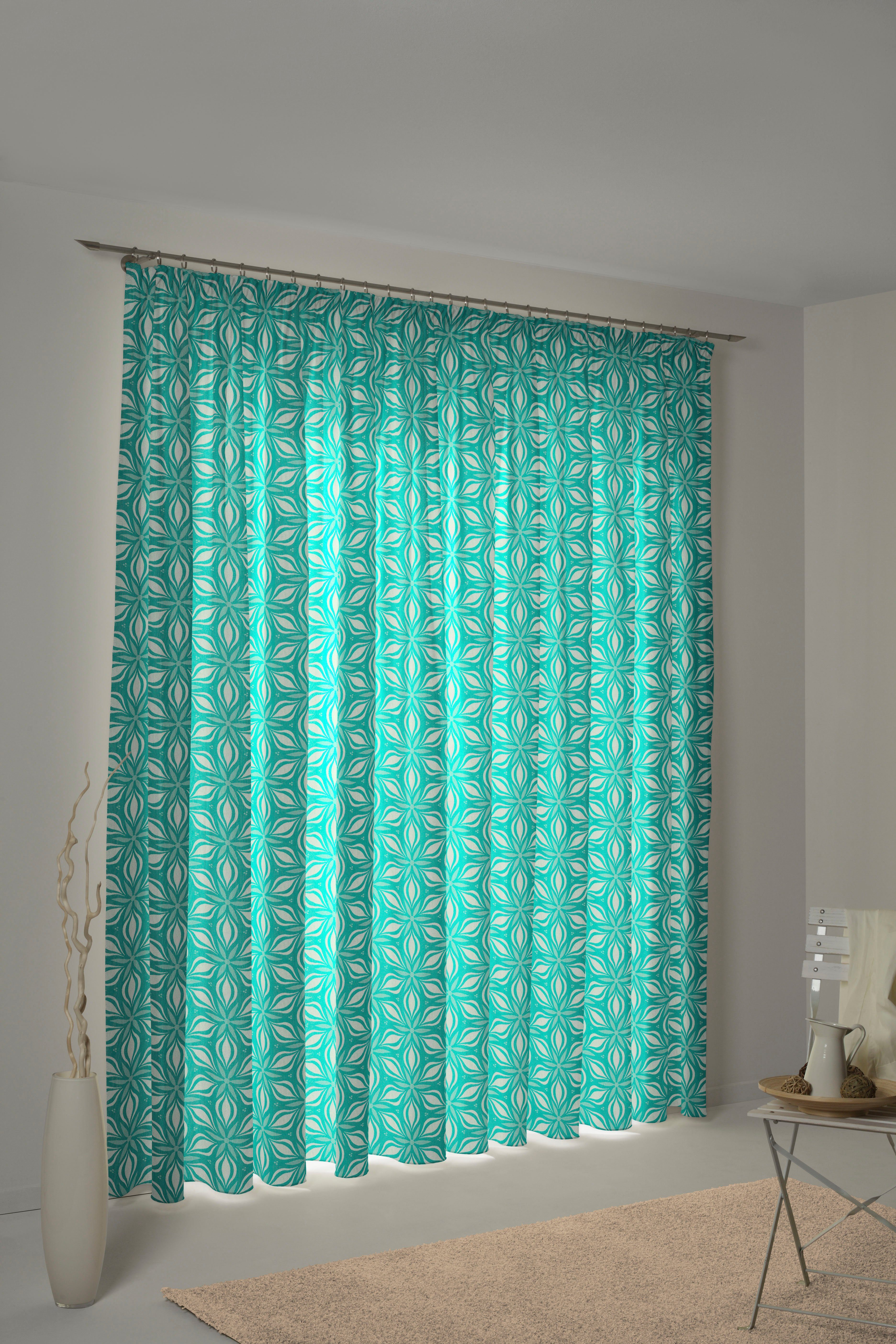 Adam Vorhang Retro Floret, Kräuselband (1 günstig online kaufen