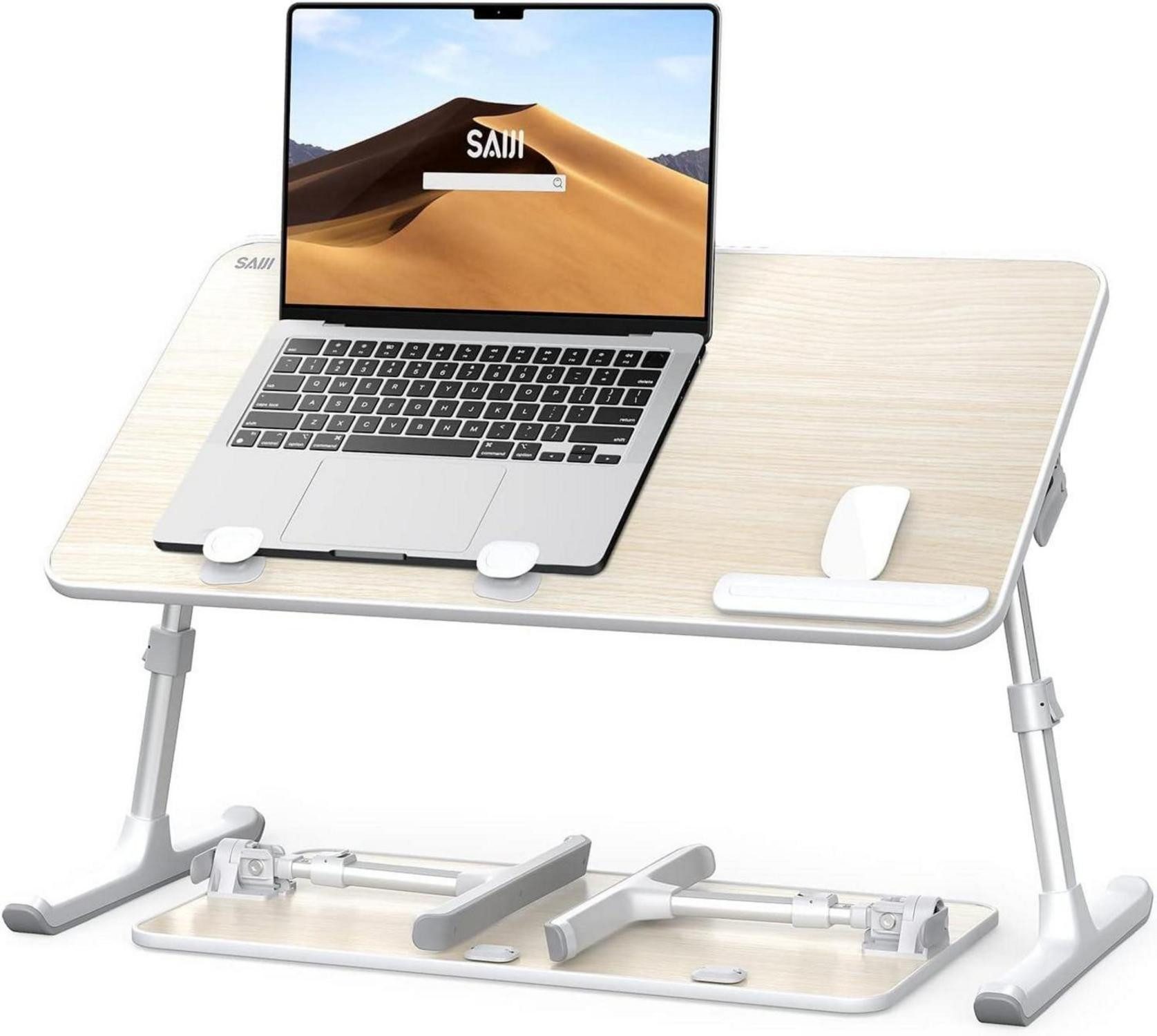 Laptoptisch Klapptisch Laptop Ständer Frühstückstablett Betttisch, 5 Höhen, 4