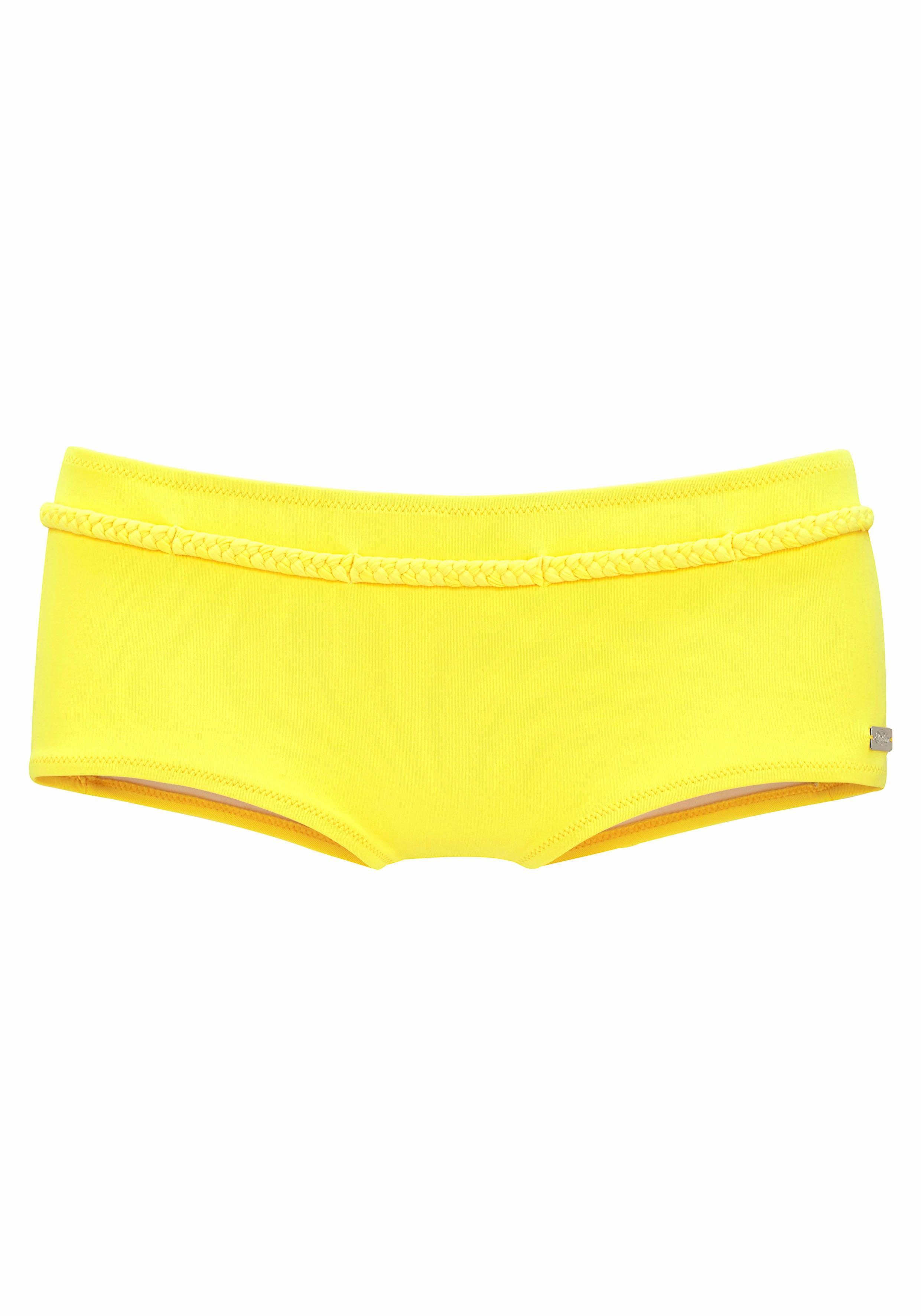 Buffalo Bikini-Hotpants Happy mit geflochtenem Ziergürtel günstig online kaufen