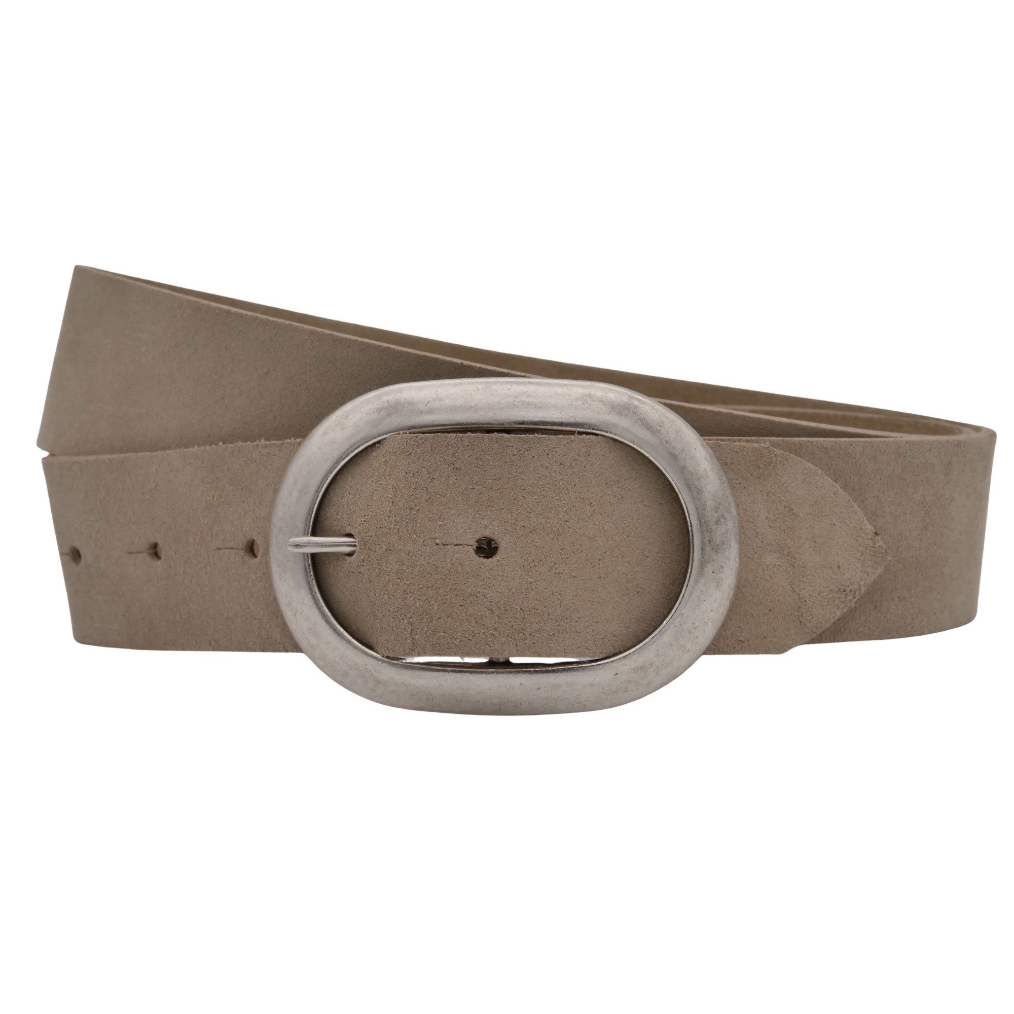AnnaMatoni Ledergürtel AnnaMatoni Damen Ledergürtel in hochwertigem Velour Leder 4cm