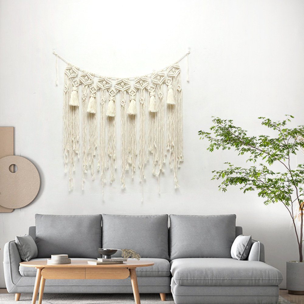 Coonoor Wanddekoobjekt Wandbehang Boho Deko, Woven günstig online kaufen
